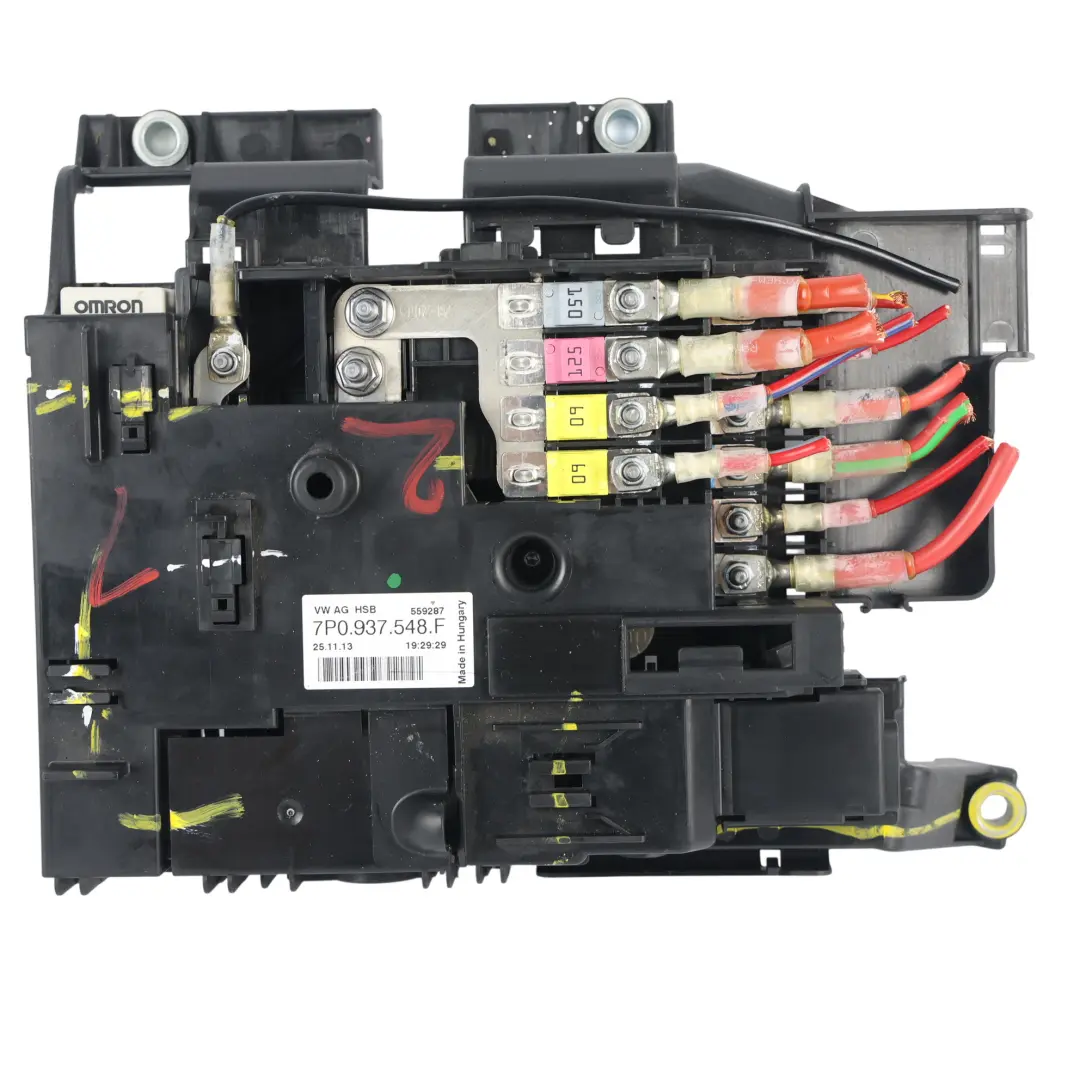 Porsche Cayenne 92A Batterie Verteiler Sicherungskasten Relais Modul - SKU 7P0937548F - Teilenummer 7P0937548F