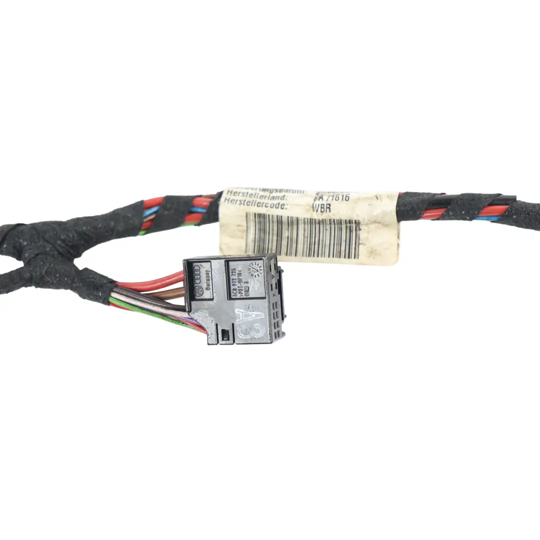Sunroof Motor Cable Wiring to Porsche Cayenne 92A Panorama with Part number 7P0971648 Porsche Cayenne 92A Panorama Sunroof Motor Cable Wiring - SKU 7P0971648 - Part number 7P0971648