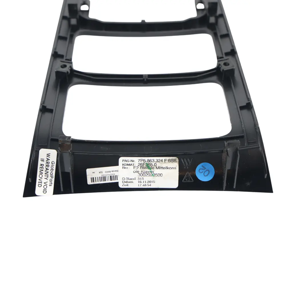Porsche Cayenne 92A Centre Console Surround Trim Panel Cover - SKU 7P5863324F - Part number 7P5863324F