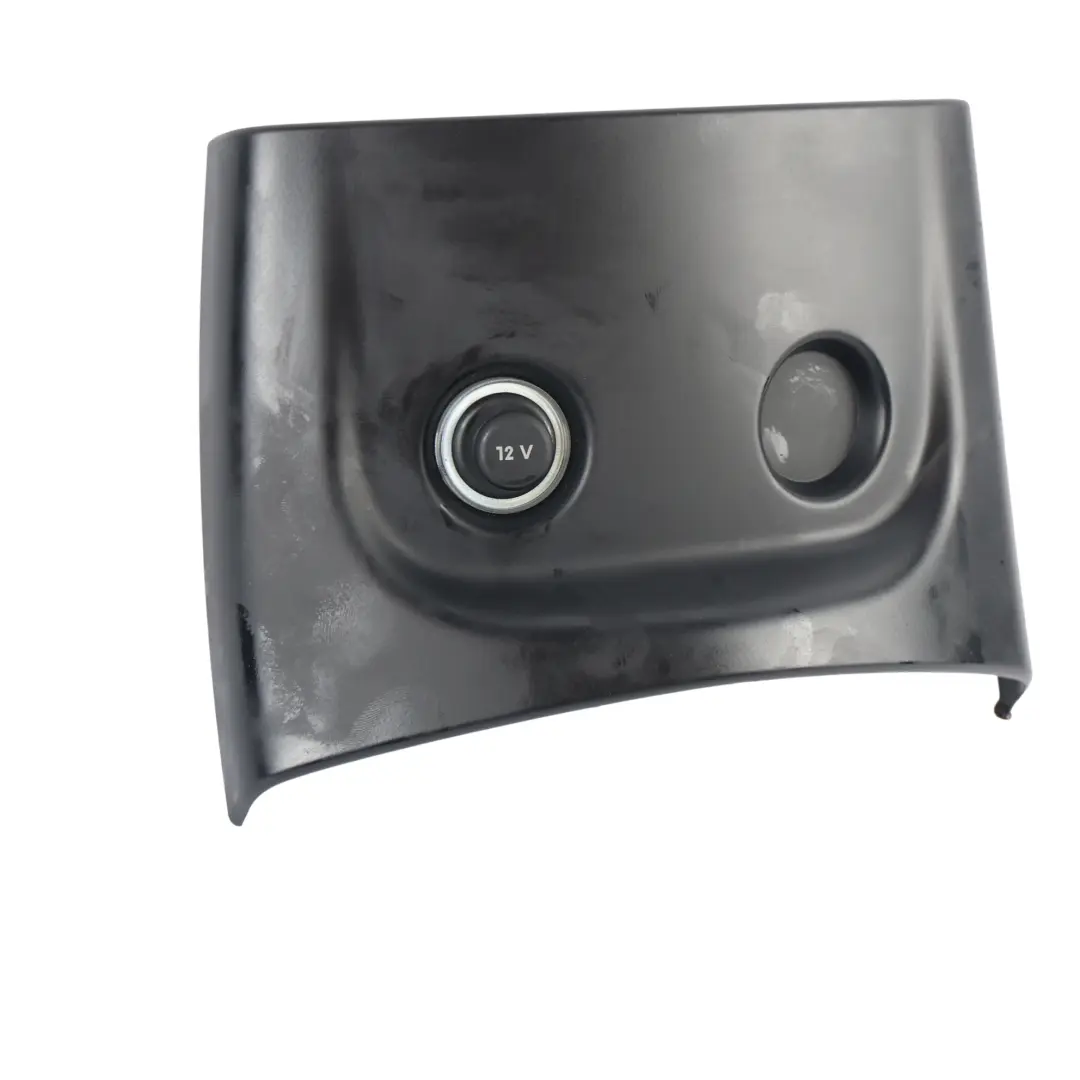 Porsche Cayenne 92A Rear Centre Console Panel 12V Socket Trim - SKU 7P5863440-2 - Part number 7P5863440