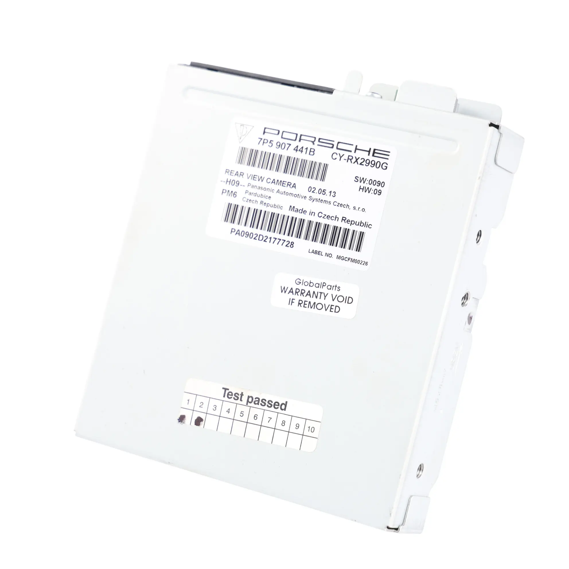 Porsche Cayenne 92A Módulo Control Sistema Cámara Trasera ECU 7P5907441B