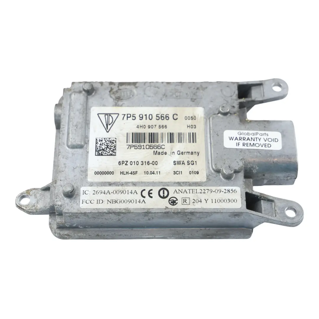 Porsche Cayenne Turbo 92A Unité Contrôle Détection Angle Mort ECU - SKU 7P5910566C - Numéro de pièce 7P5910566C