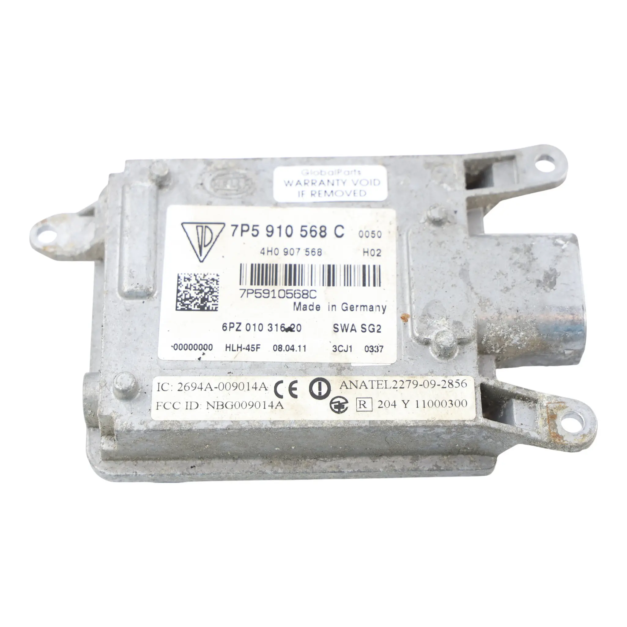Porsche Cayenne Turbo 92A Lane Change Assistant Module Unit Right O/S 7P5910568C