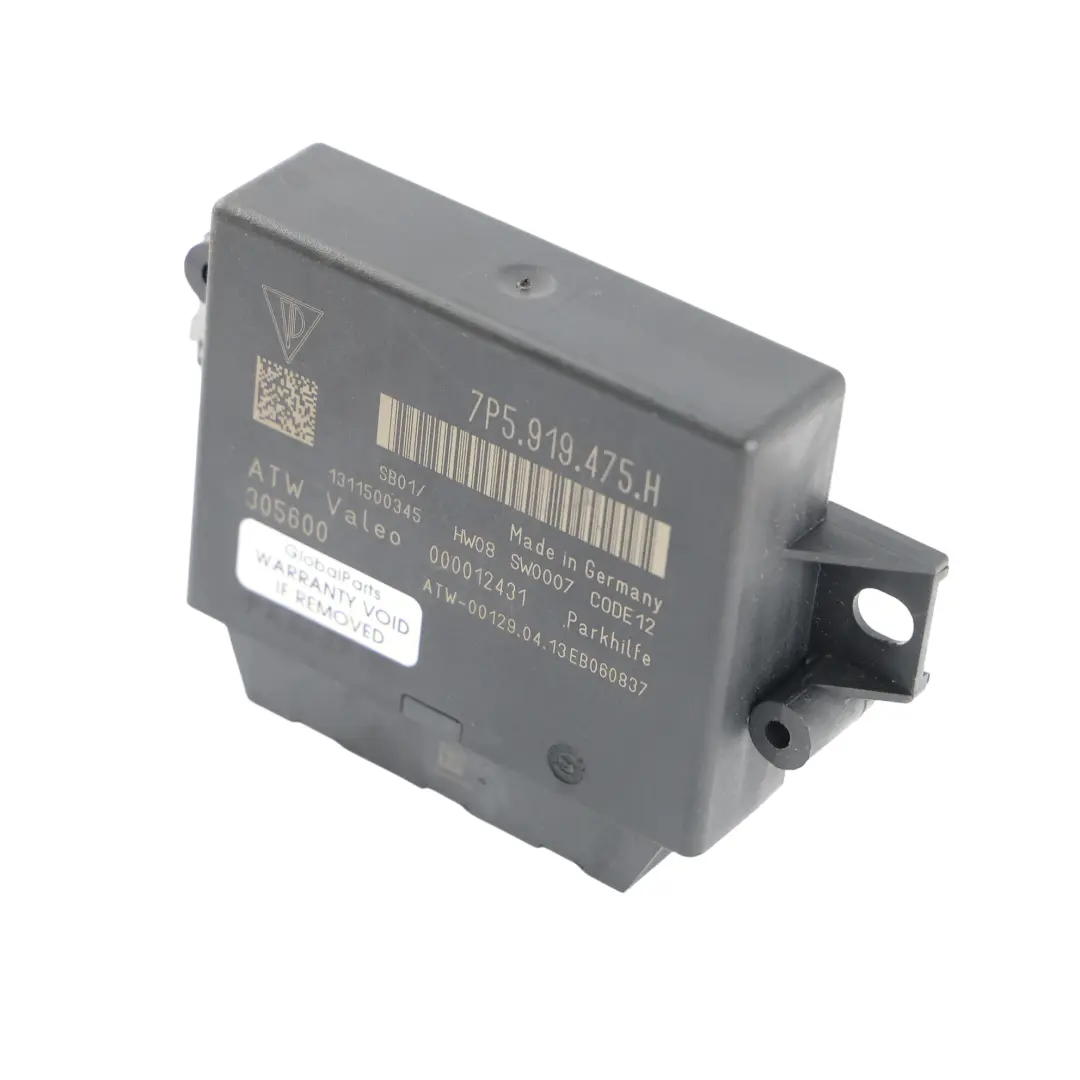 Módulo Control Sensor Aparcamiento PDC para Porsche Cayenne 92A con número de pieza 7P5919475H Porsche Cayenne 92A Módulo Control Sensor Aparcamiento PDC - SKU 7P5919475H - Número de pieza 7P5919475H
