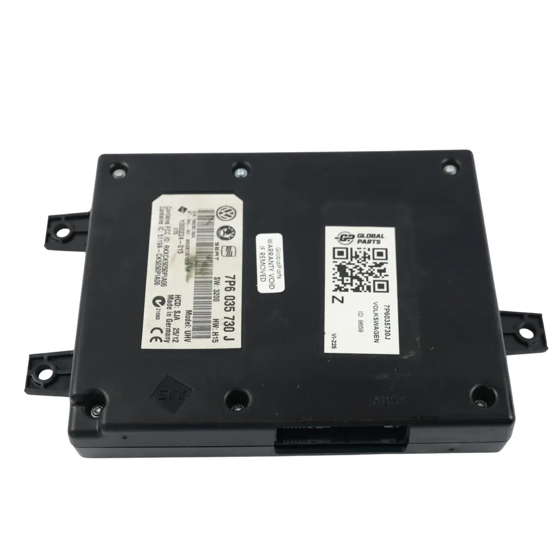 Bluetooth Steuergerät Modul ECU für Volkswagen Caddy 2C Scirocco mit Teilenummer 7P6035730J Volkswagen Caddy 2C Scirocco Bluetooth Steuergerät Modul ECU - SKU 7P6035730J - Teilenummer 7P6035730J