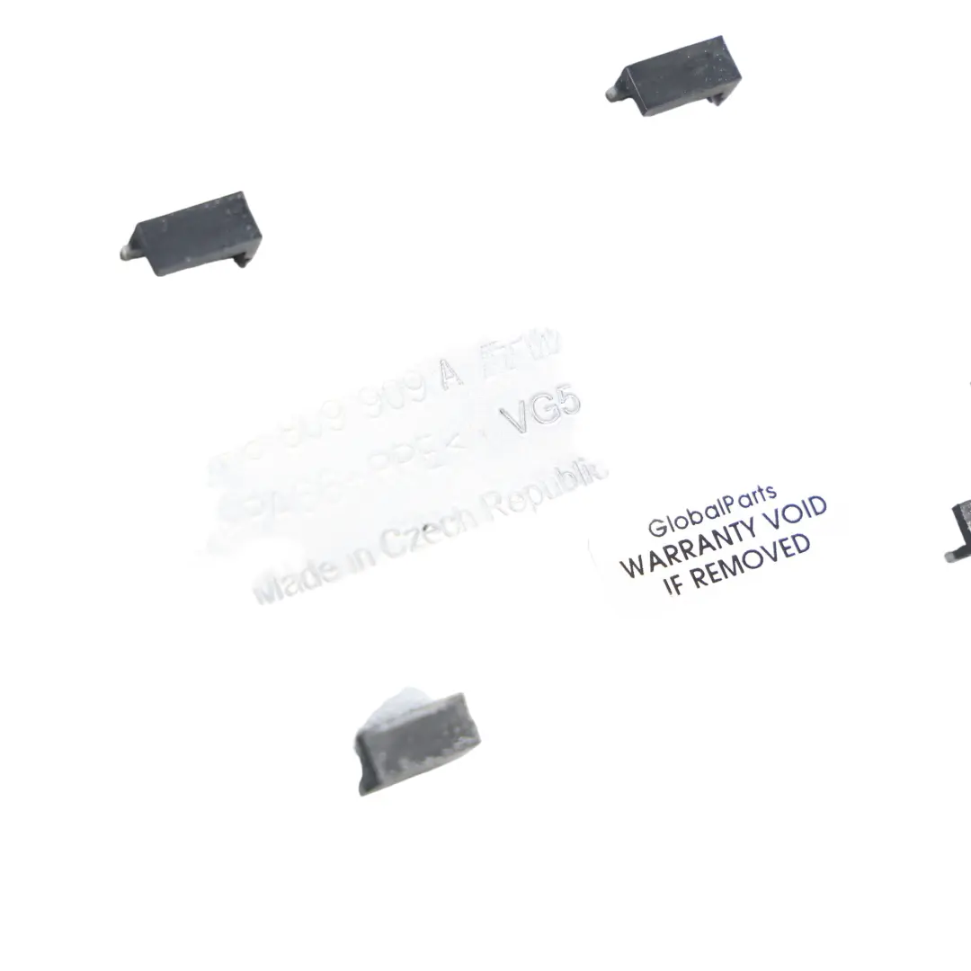 VW Volkswagen Touareg 7P Fuel Tank Filler Flap Cap Ice Silver - X7W - SKU 7P6809909A-ICS - Part number 7P6809909A