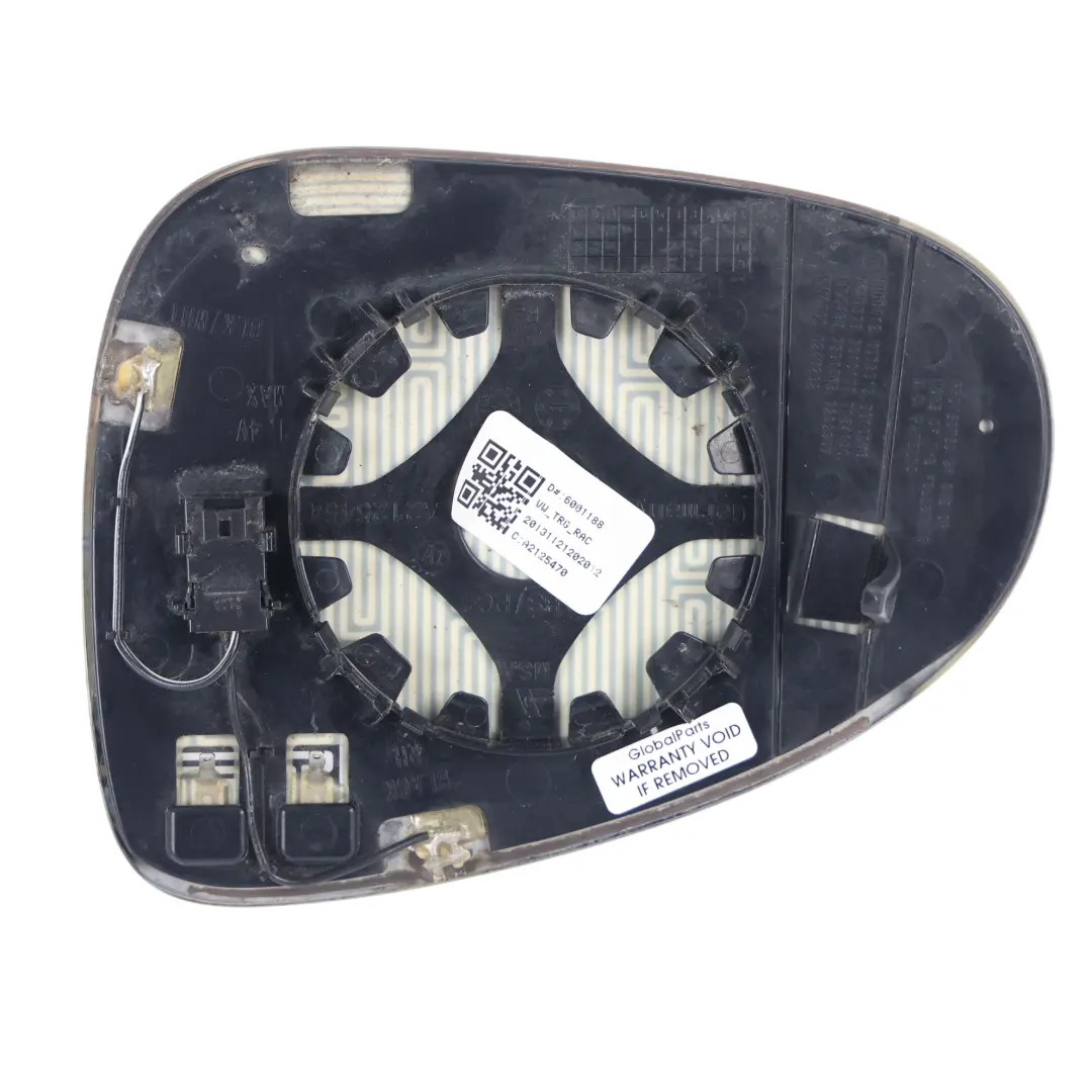 Volkswagen Touareg 7P Side View Wing Mirror Glass Insert Right O/S - SKU 7P6857522D - Part number 7P6857522D