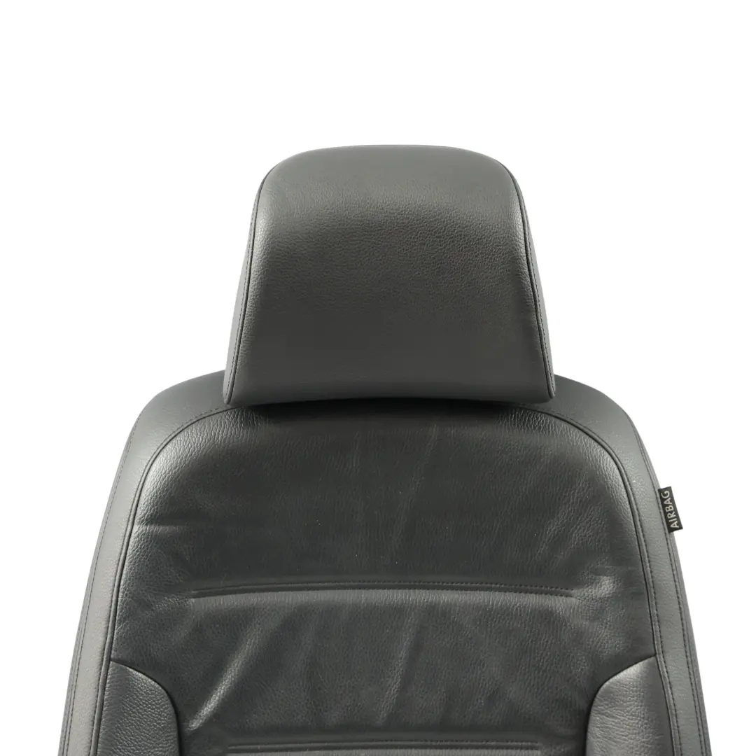 7P Front Seat Backrest Cover Heated Left N/S Black Leather to Volkswagen Touareg with Part number 7P6881805ED Volkswagen Touareg 7P Front Seat Backrest Cover Heated Left N/S Black Leather - SKU 7P6881805ED - Part number 7P6881805ED