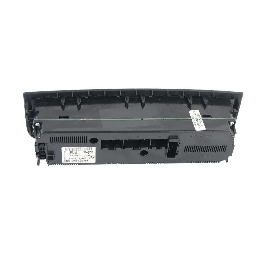 7P Heizung Klimaanlage Bedieneinheit für Volkswagen Touareg mit Teilenummer 7P6907040BR Volkswagen Touareg 7P Heizung Klimaanlage Bedieneinheit - SKU 7P6907040BR - Teilenummer 7P6907040BR