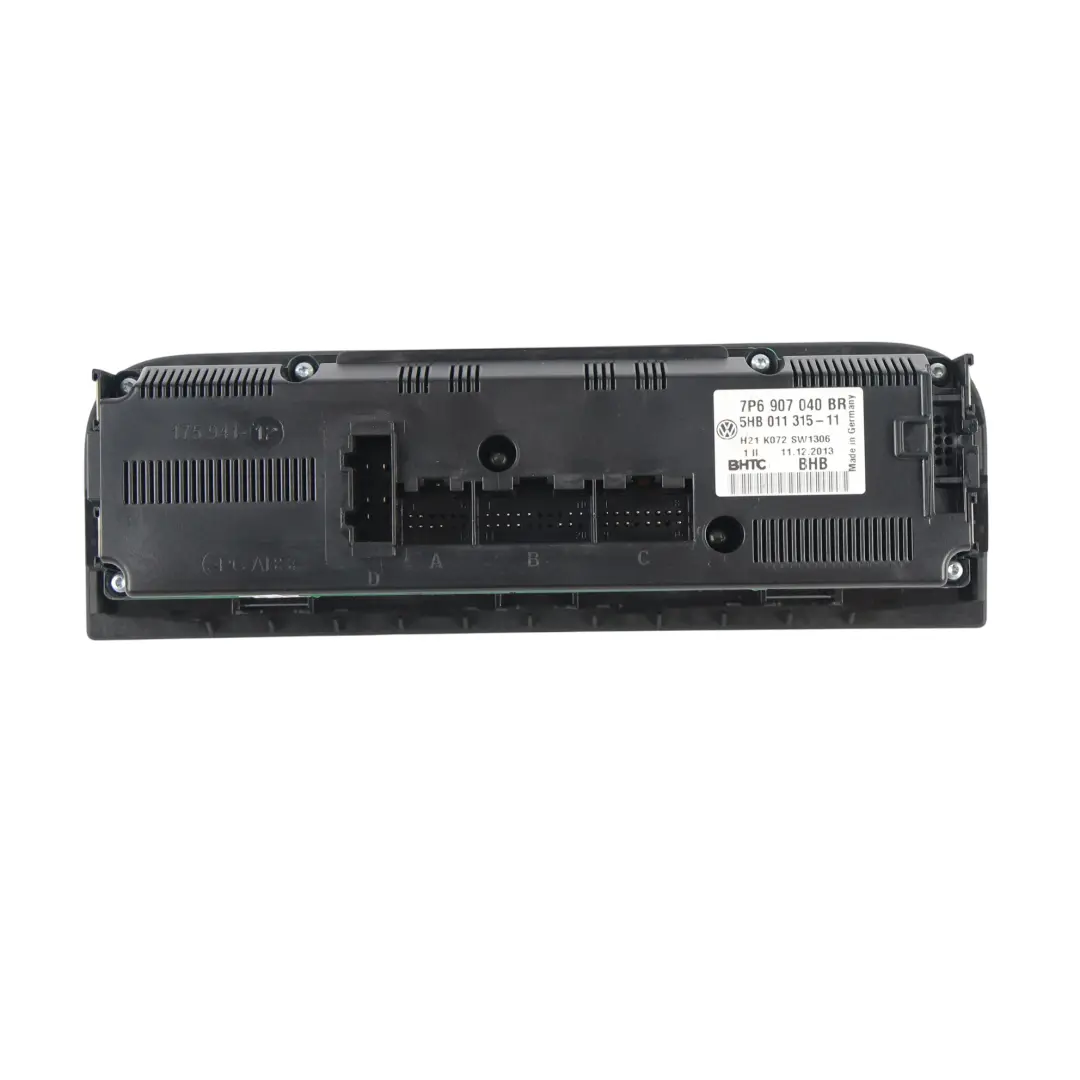 VW Volkswagen Touareg 7P Heater A/C Climate Control Panel Unit - SKU 7P6907040BR - Part number 7P6907040BR