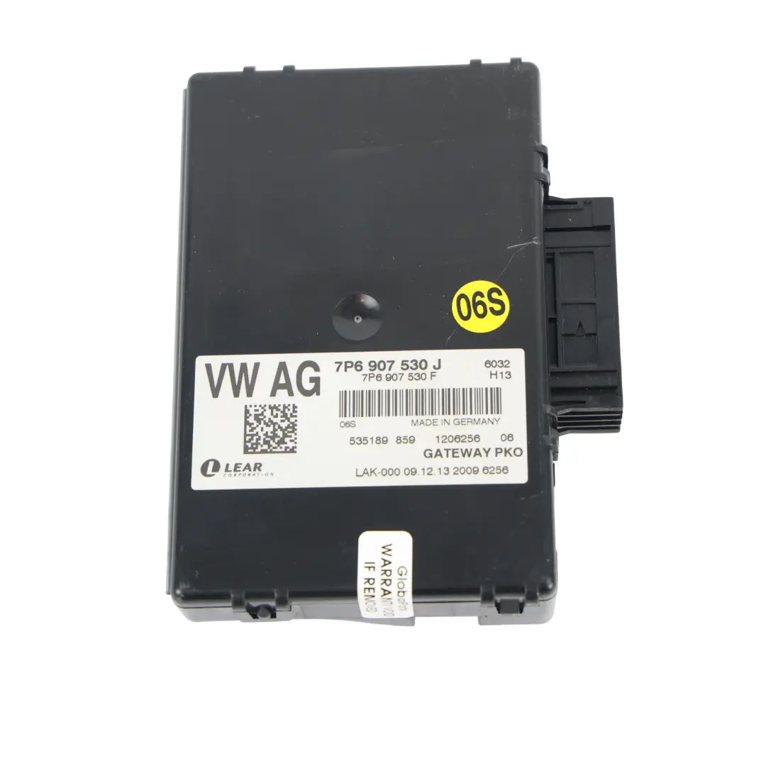VW Volkswagen Touareg 7P MK2 Gateway Control Unit Module ECU - SKU 7P6907530J - Part number 7P6907530J