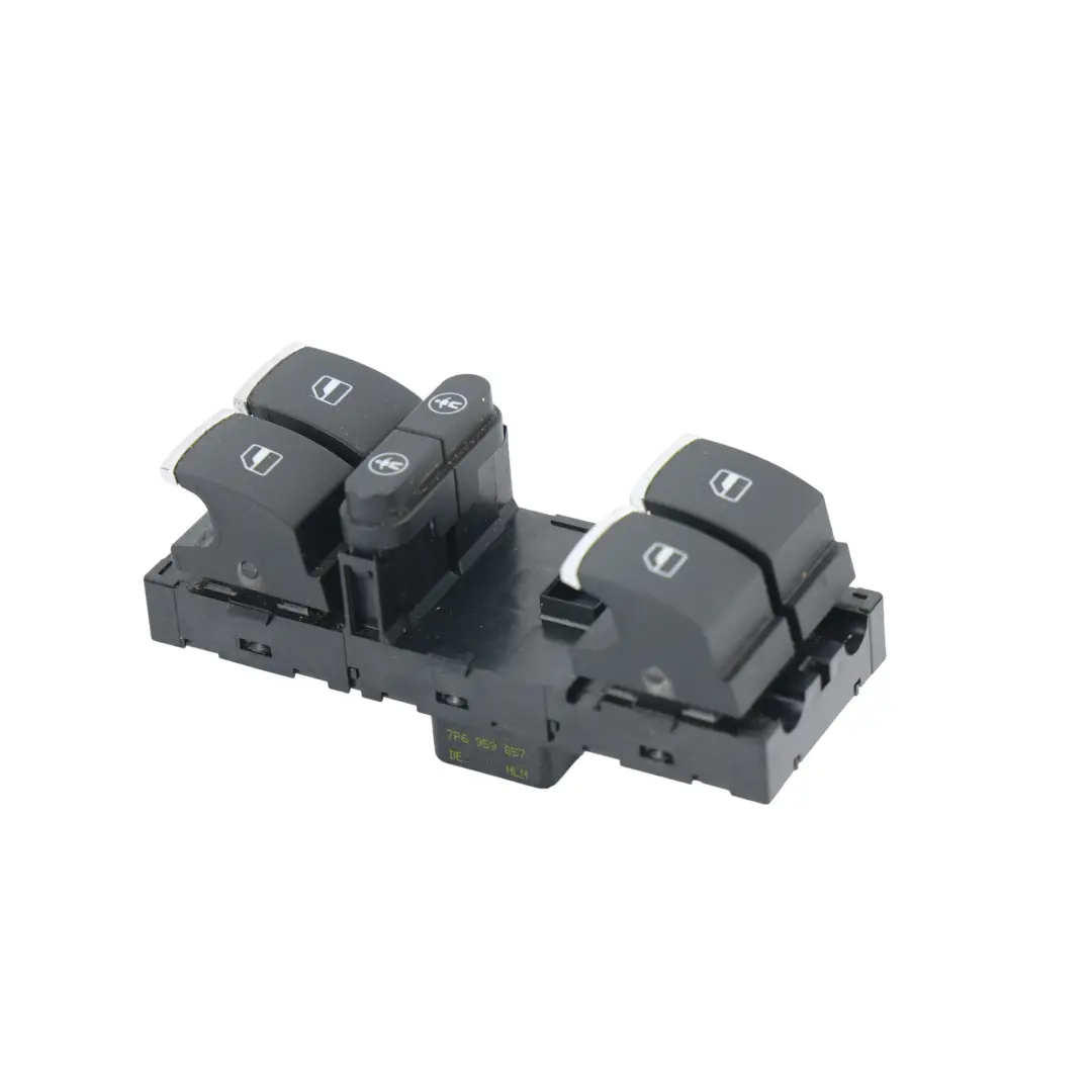 Seat Alhambra 7n Front Master Electric Window Switch Driver Side O/S - SKU 7P6959857 - Part number 7P6959857