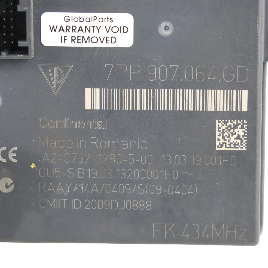 Body Comfort Module Control Unit to Porsche Cayenne 92A with Part number 7PP907064GD Porsche Cayenne 92A Body Comfort Module Control Unit - SKU 7PP907064GD - Part number 7PP907064GD