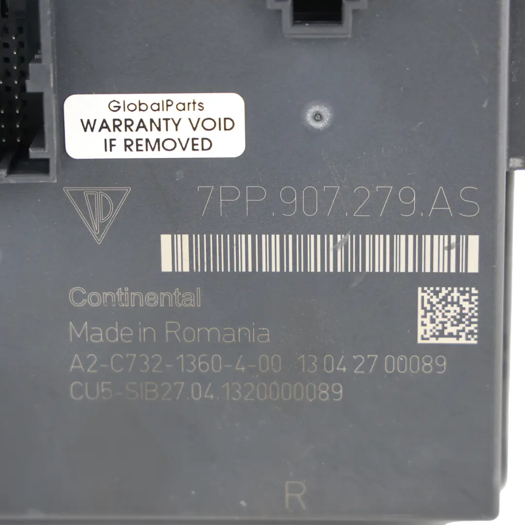 Porsche Cayenne 92A Modulo Centralina Body Control Unit BCM - SKU 7PP907279AS - Numero di parte 7PP907279AS