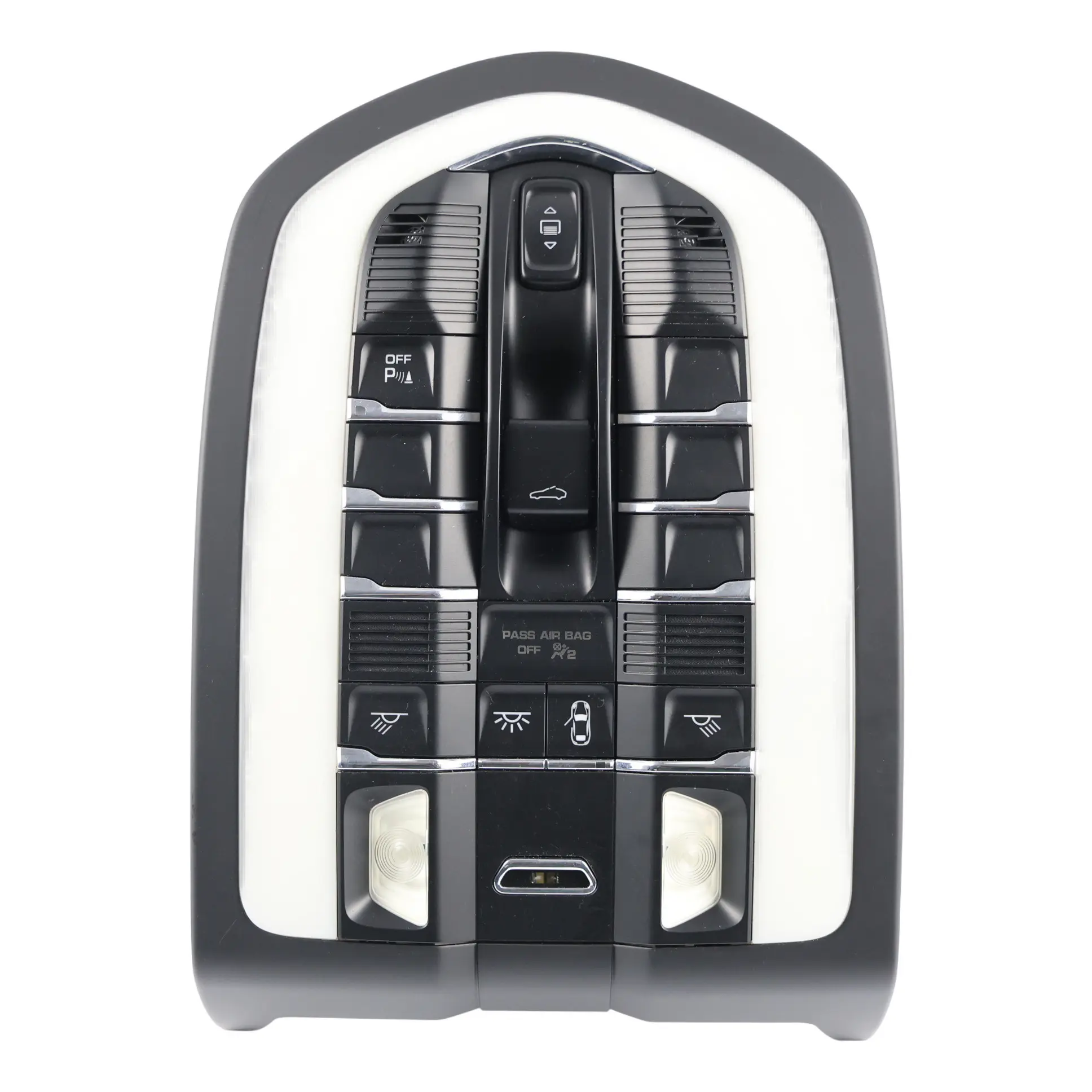 Porsche Cayenne 92A Plafonnier Avant Lecture Panneau Interrupteur 7PP959551FJ