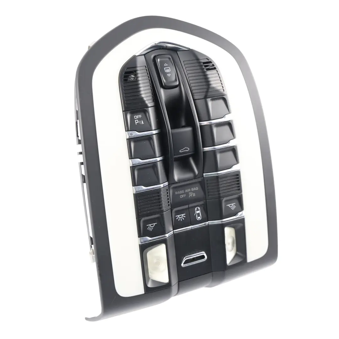 Dach Vorne Leseleuchte Innenraum Schalter Panel für Porsche Cayenne 92A mit Teilenummer 7PP959551FJ Porsche Cayenne 92A Dach Vorne Leseleuchte Innenraum Schalter Panel - SKU 7PP959551FJ - Teilenummer 7PP959551FJ