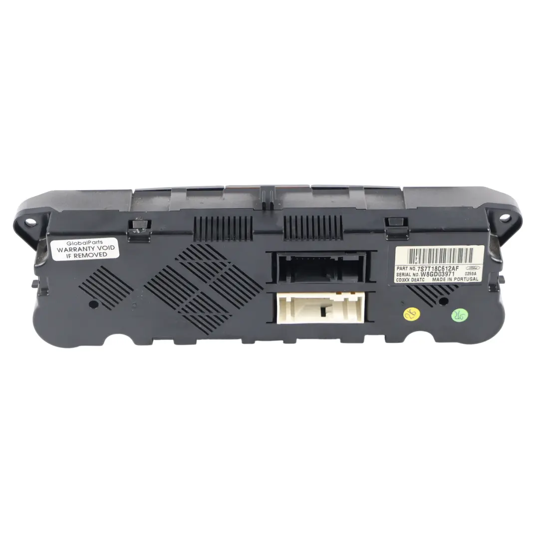 Ford Mondeo MK4 Pannello Controllo Climatizzatore - SKU 7S7T-18C612-AF - Numero di parte 7S7T-18C612-AF