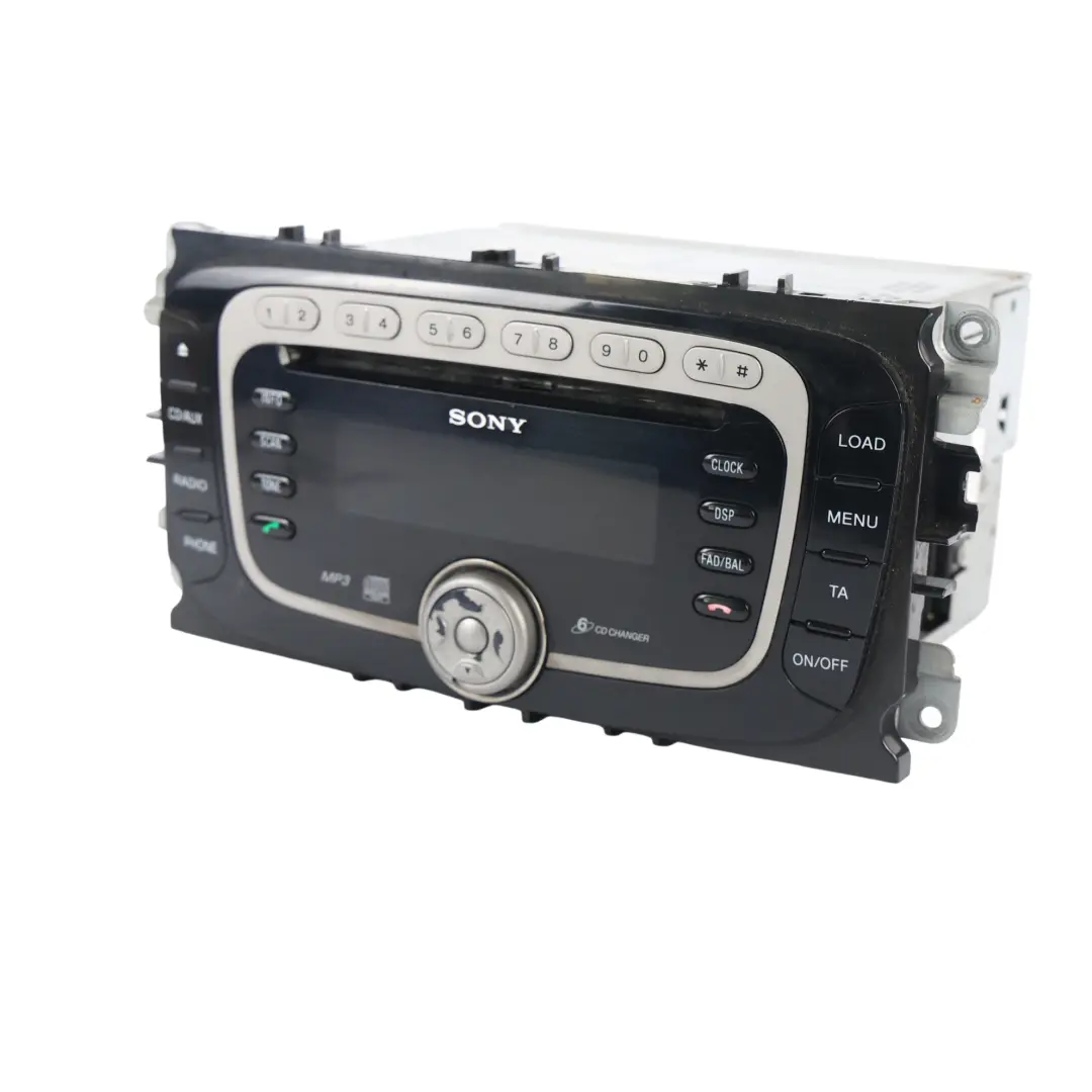 Mk4 Radio Mp3 Player 6 CD Changer Sony Head Unit to Ford Mondeo with Part number 7S7T-18C939-DA Ford Mondeo Mk4 Radio Mp3 Player 6 CD Changer Sony Head Unit - SKU 7S7T-18C939-DA - Part number 7S7T-18C939-DA