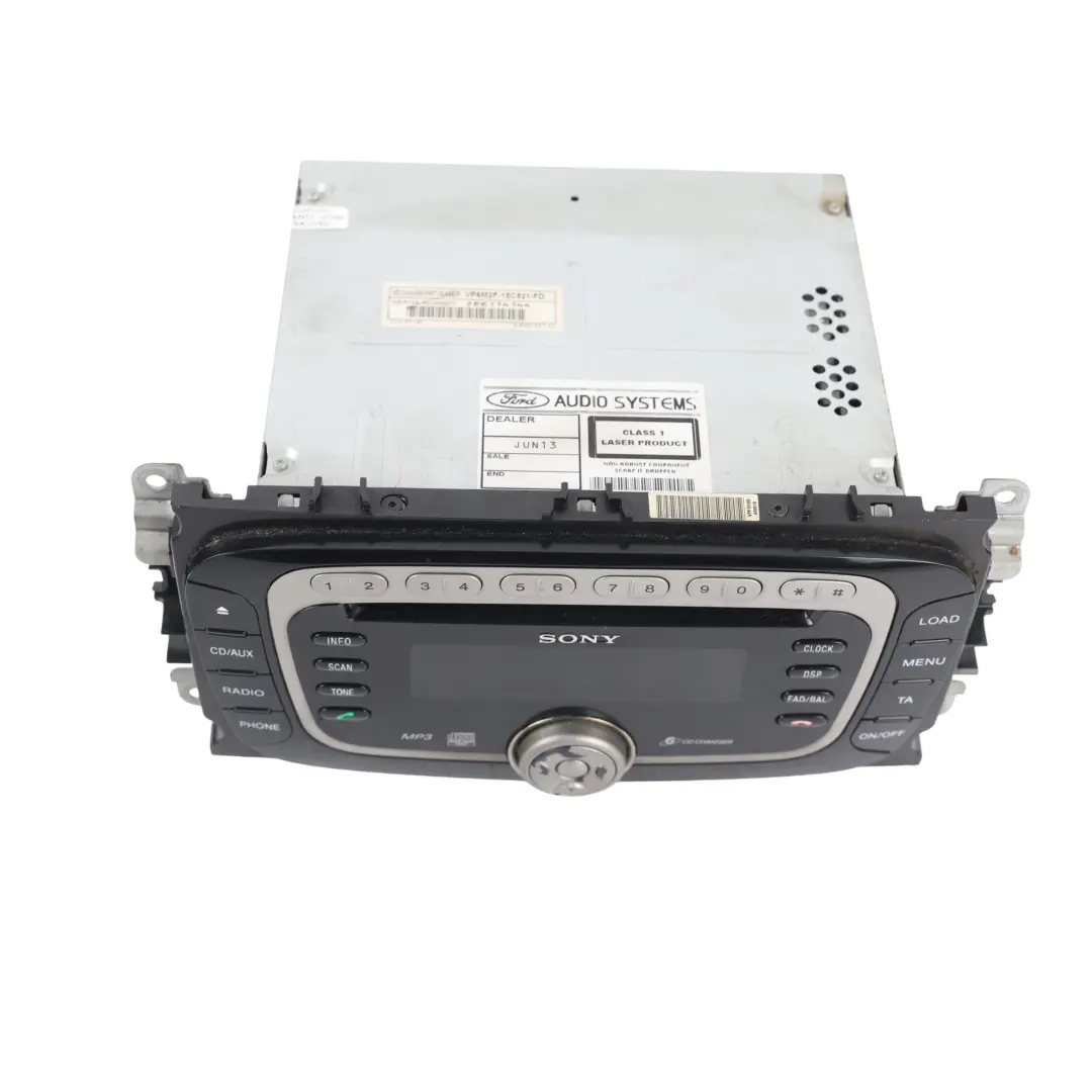MK4 Radio Lettore Mp3 Cambiadischi 6 CD Sony per Ford Mondeo con numero di parte 7S7T-18C939-DA Ford Mondeo MK4 Radio Lettore Mp3 Cambiadischi 6 CD Sony - SKU 7S7T-18C939-DA - Numero di parte 7S7T-18C939-DA