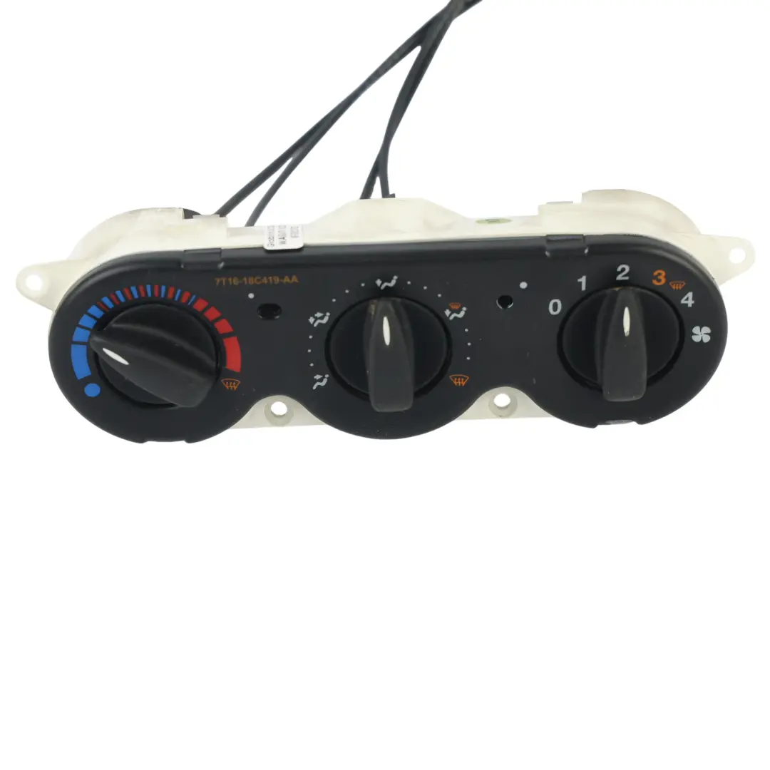 MK1 Panel Interruptor Control Climatizador para Ford Transit Connect con número de pieza 7T16-18C419-AA Ford Transit Connect MK1 Panel Interruptor Control Climatizador - SKU 7T16-18C419-AA-1 - Número de pieza 7T16-18C419-AA