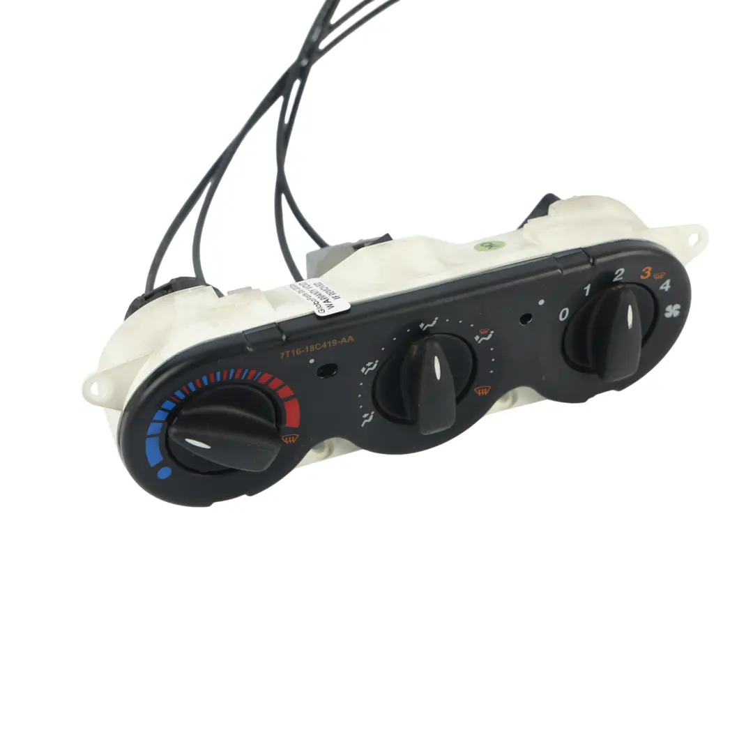 MK1 Heizung Klimabedienung Schalter für Ford Transit Connect mit Teilenummer 7T16-18C419-AA Ford Transit Connect MK1 Heizung Klimabedienung Schalter - SKU 7T16-18C419-AA-1 - Teilenummer 7T16-18C419-AA
