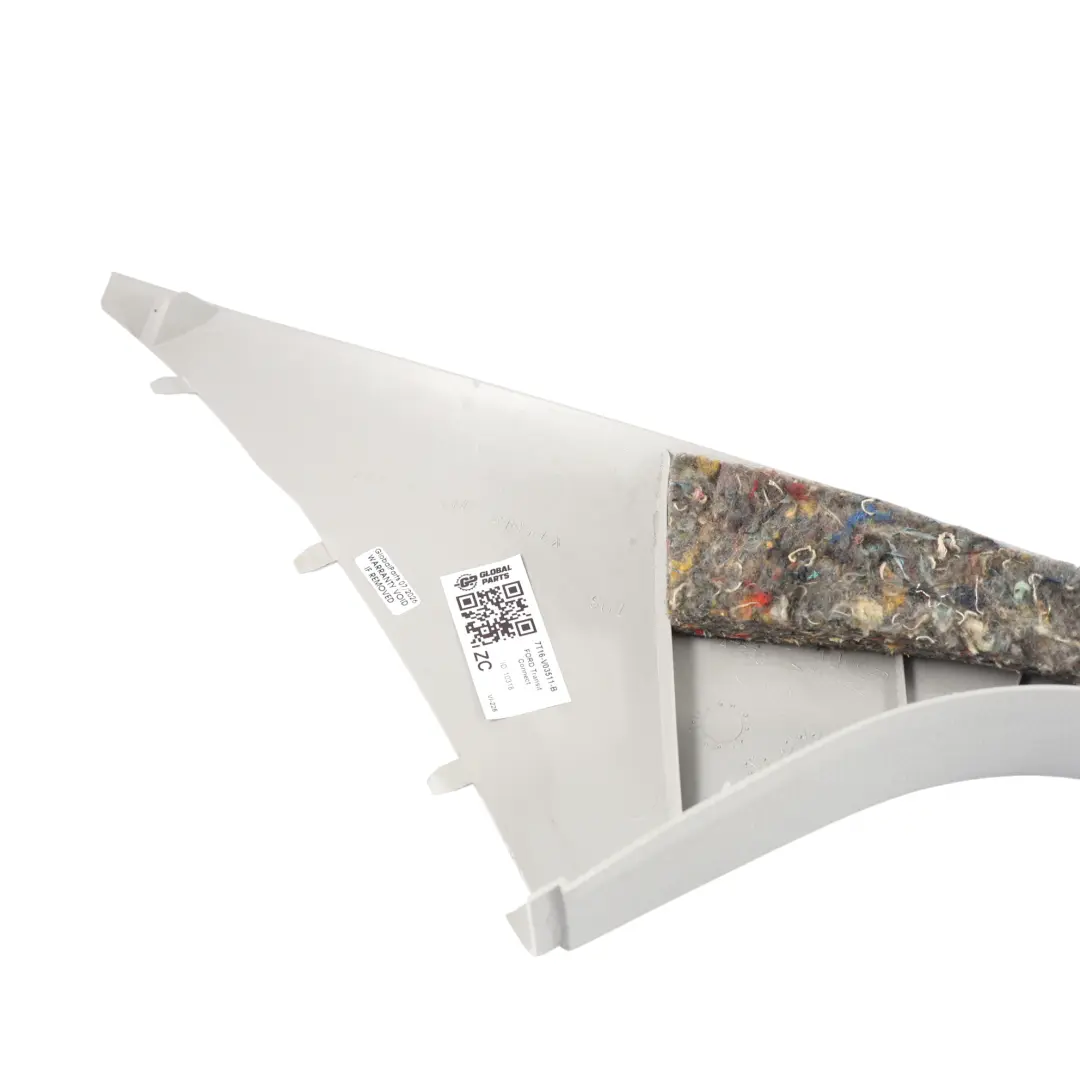 Ford Transit Connect Mk1 A Pillar Trim Panel Left N/S Grey - SKU 7T16-V03511-B - Part number 7T16-V03511-B
