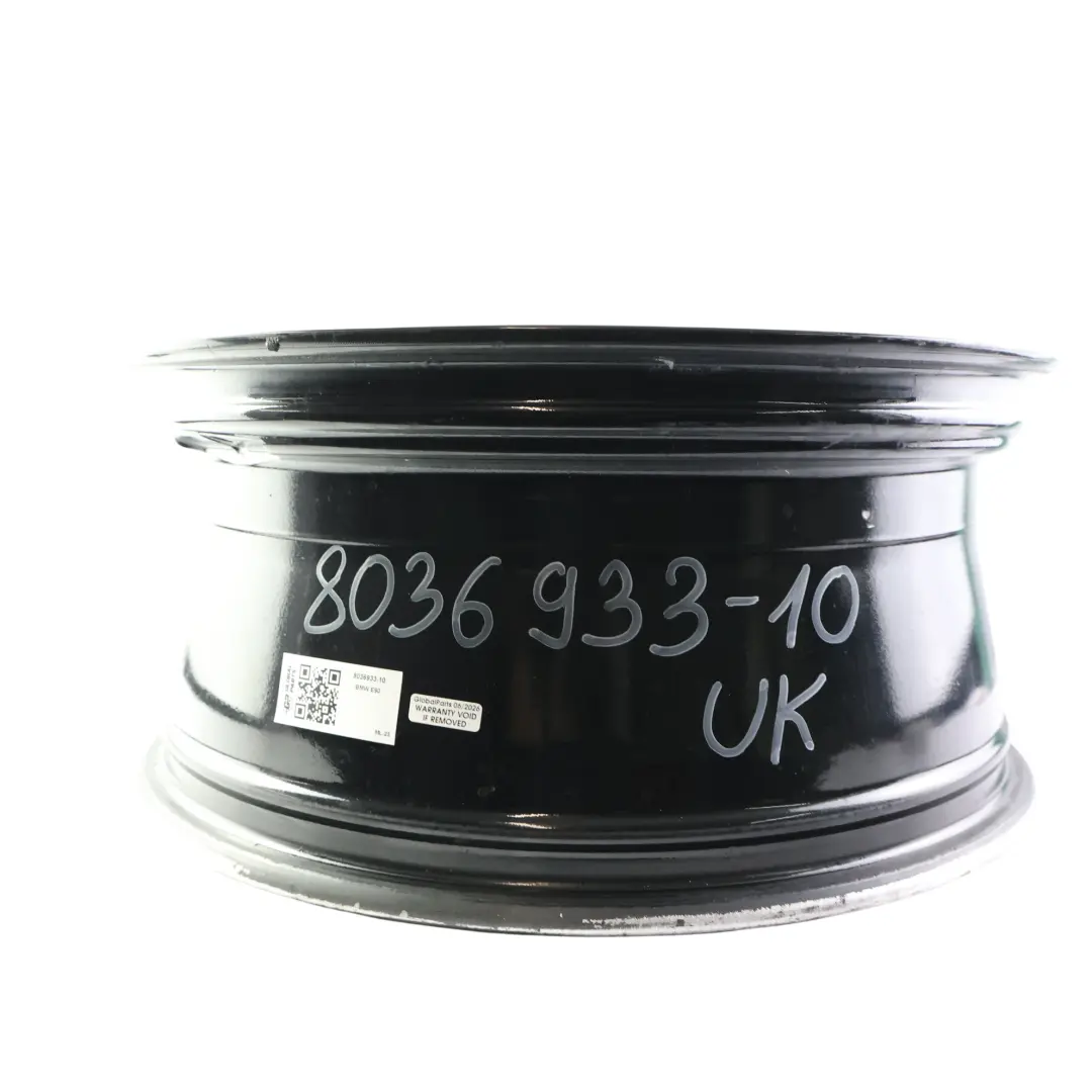 BMW E90 E91 E92 E93 Black Front Alloy Wheel Rim 18" 8J ET:34 M Spider Spoke 193 - SKU 8036933-10 - Part number 8036933