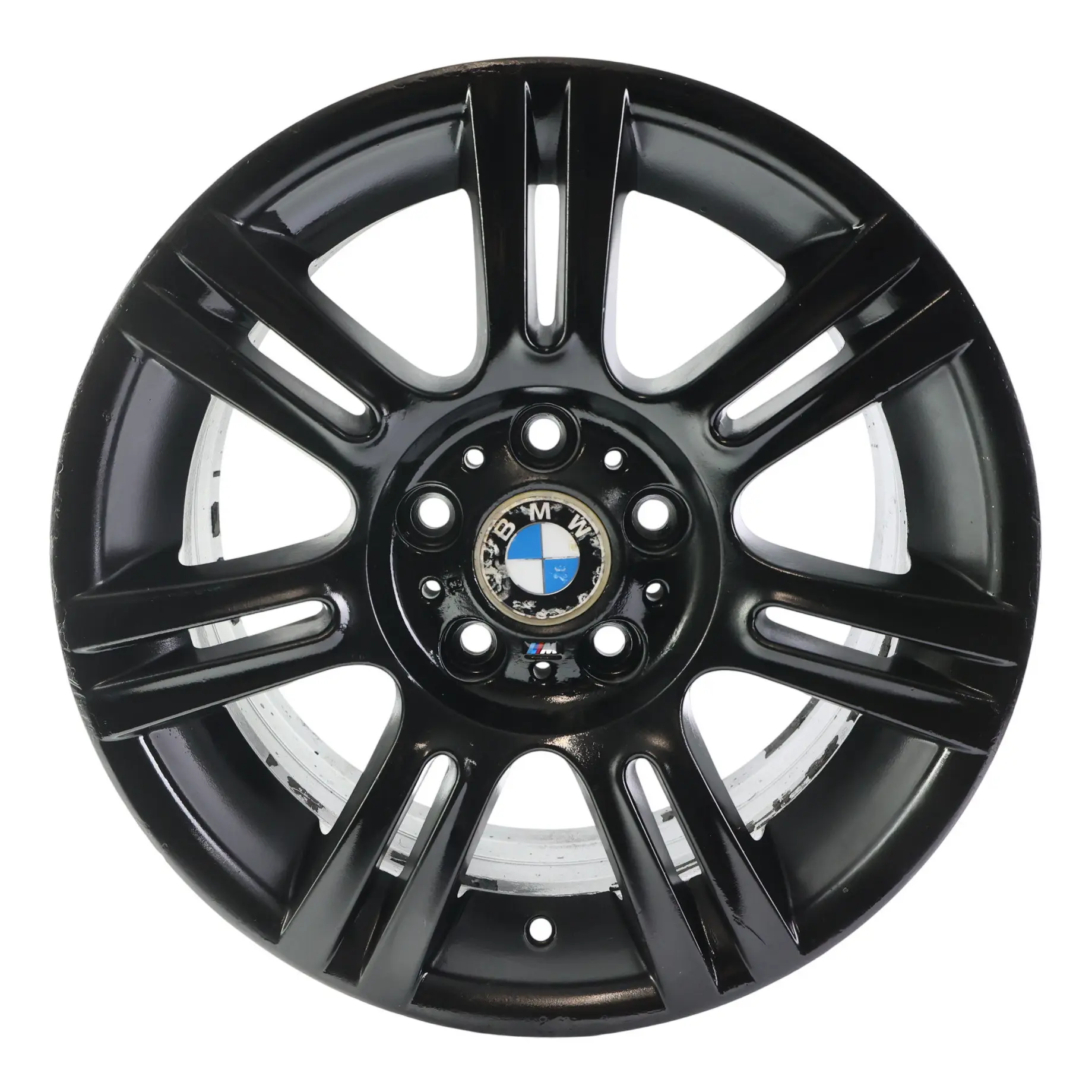 BMW E90 E91 E92 E93 Felga Aluminiowa Czarna 17" M Double Spoke 194 8036935