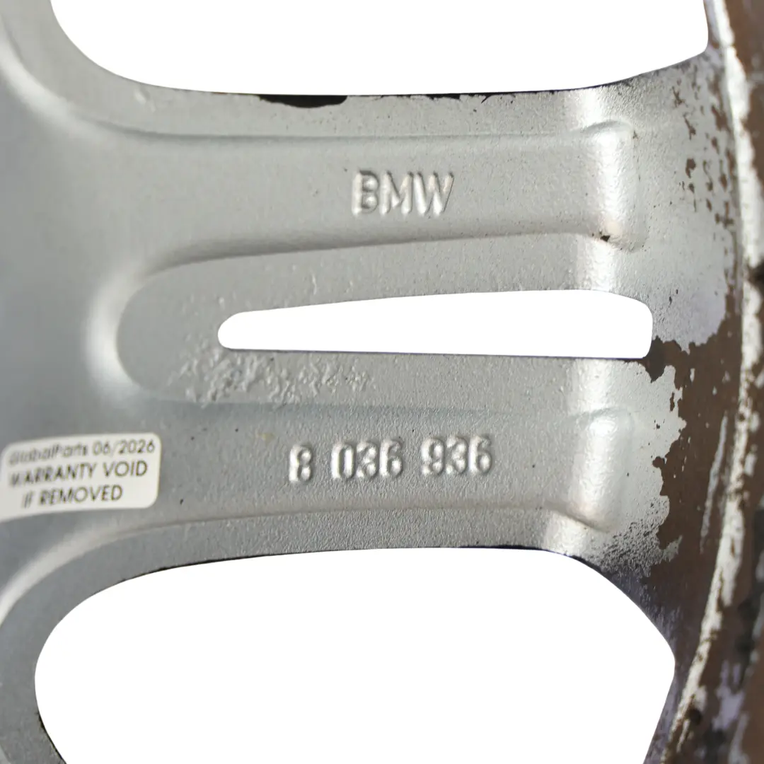 BMW E90 E91 E92 Black Rear Wheel Alloy Rim M Double Spoke 194 17" 8,5J ET:37 - SKU 8036936-5 - Part number 8036936