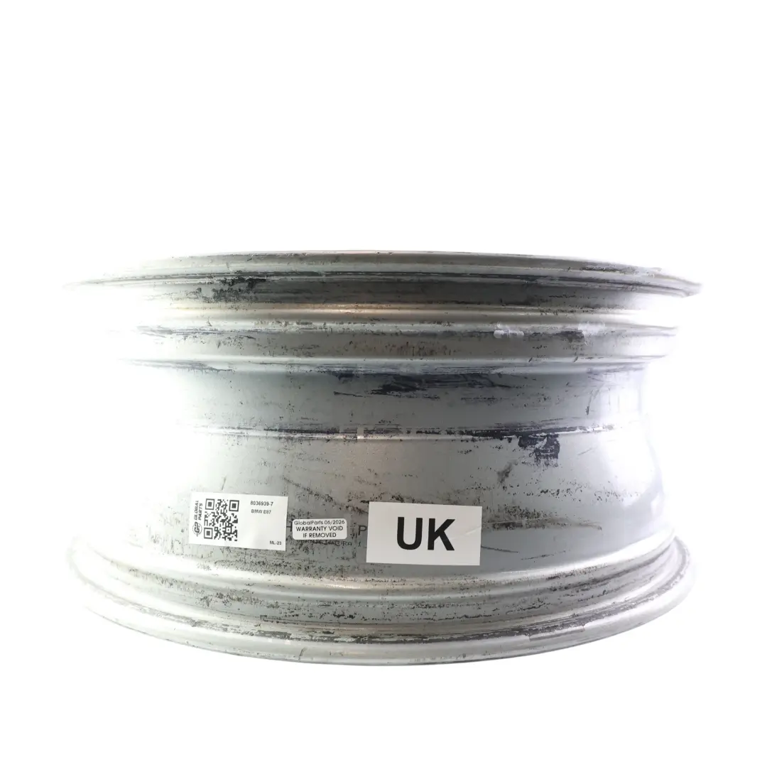 Front Silver Alloy Wheel Rim 18" 7,5J M Double Spoke 208 to BMW E81 E87 with Part number 8036939 BMW E81 E87 Front Silver Alloy Wheel Rim 18" 7,5J M Double Spoke 208 - SKU 8036939-7 - Part number 8036939