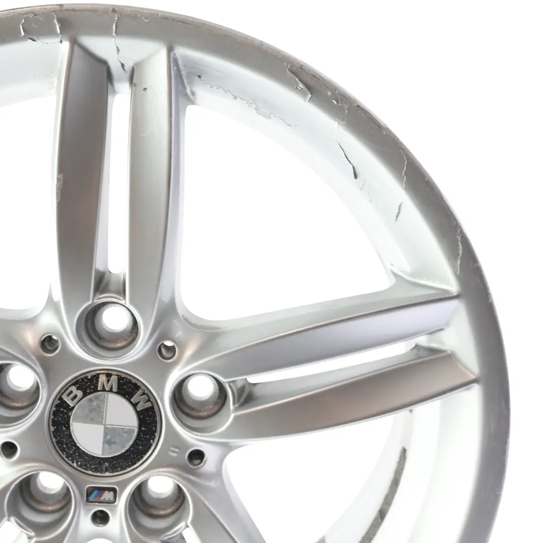 BMW E81 E87 Front Silver Alloy Wheel Rim 18" 7,5J M Double Spoke 208 - SKU 8036939-7 - Part number 8036939