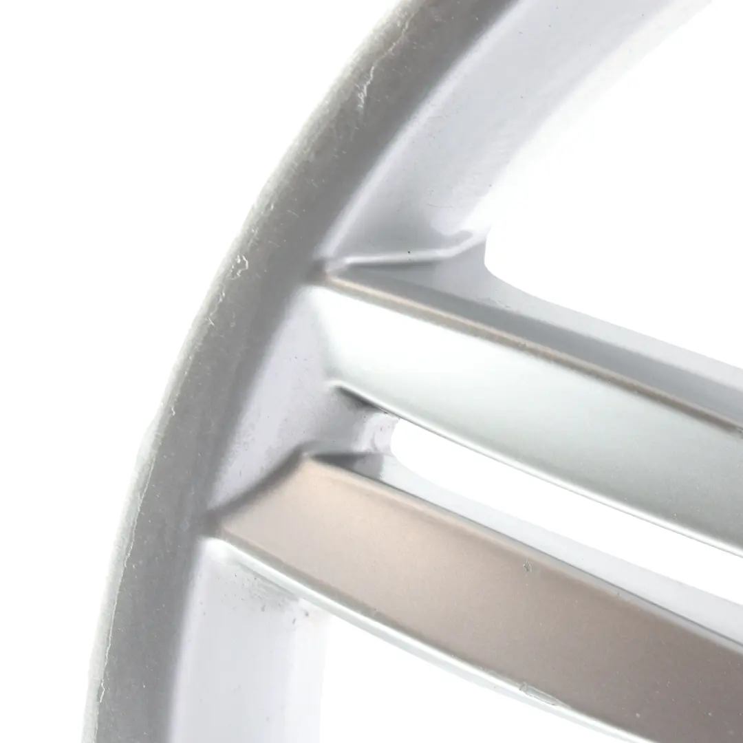 Front Silver Alloy Wheel Rim 18" 7,5J M Double Spoke 208 to BMW E81 E87 with Part number 8036939 BMW E81 E87 Front Silver Alloy Wheel Rim 18" 7,5J M Double Spoke 208 - SKU 8036939-7 - Part number 8036939
