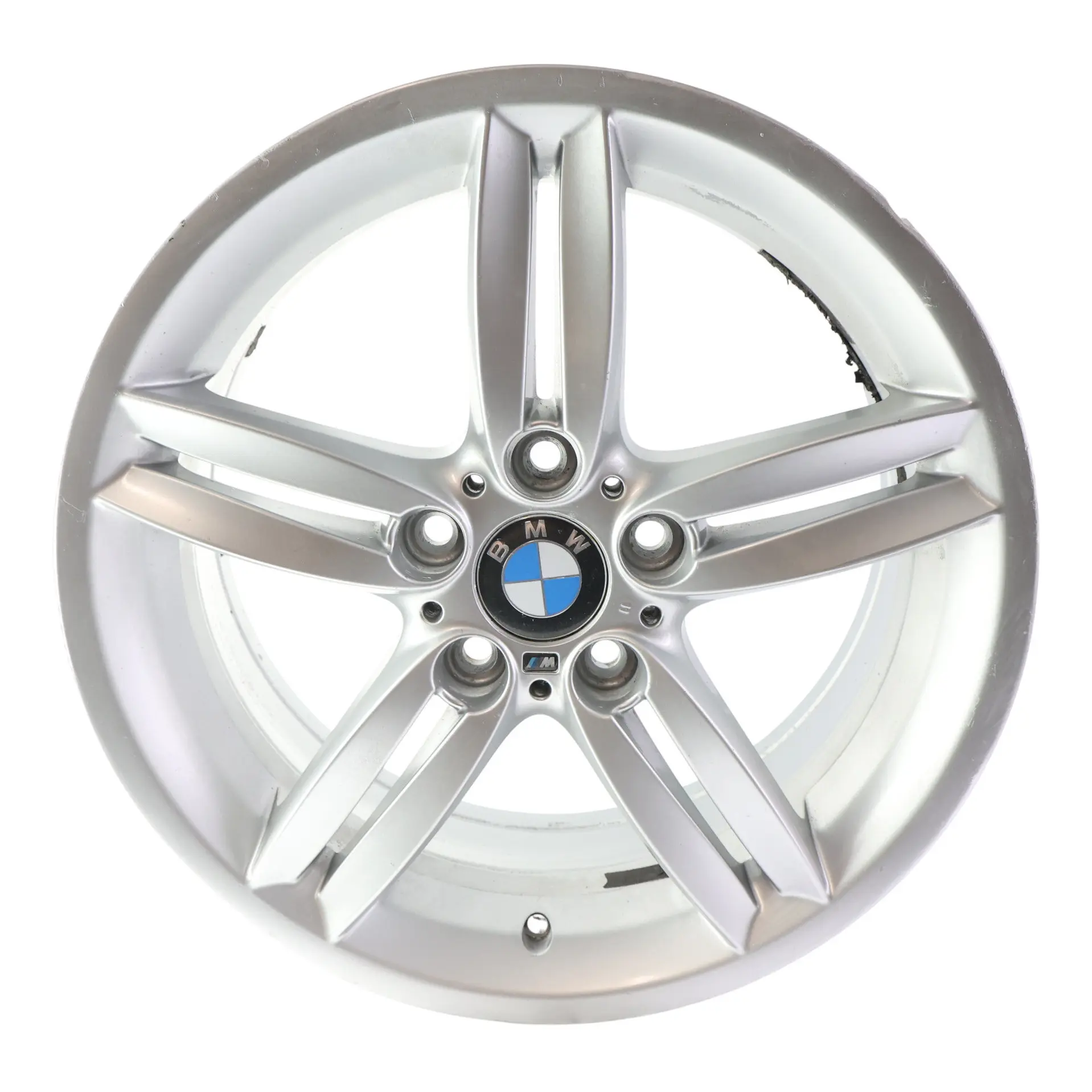 BMW 1 Series E81 E87 Silver Rear Alloy Wheel Rim 18" M Double Spoke 208 8J