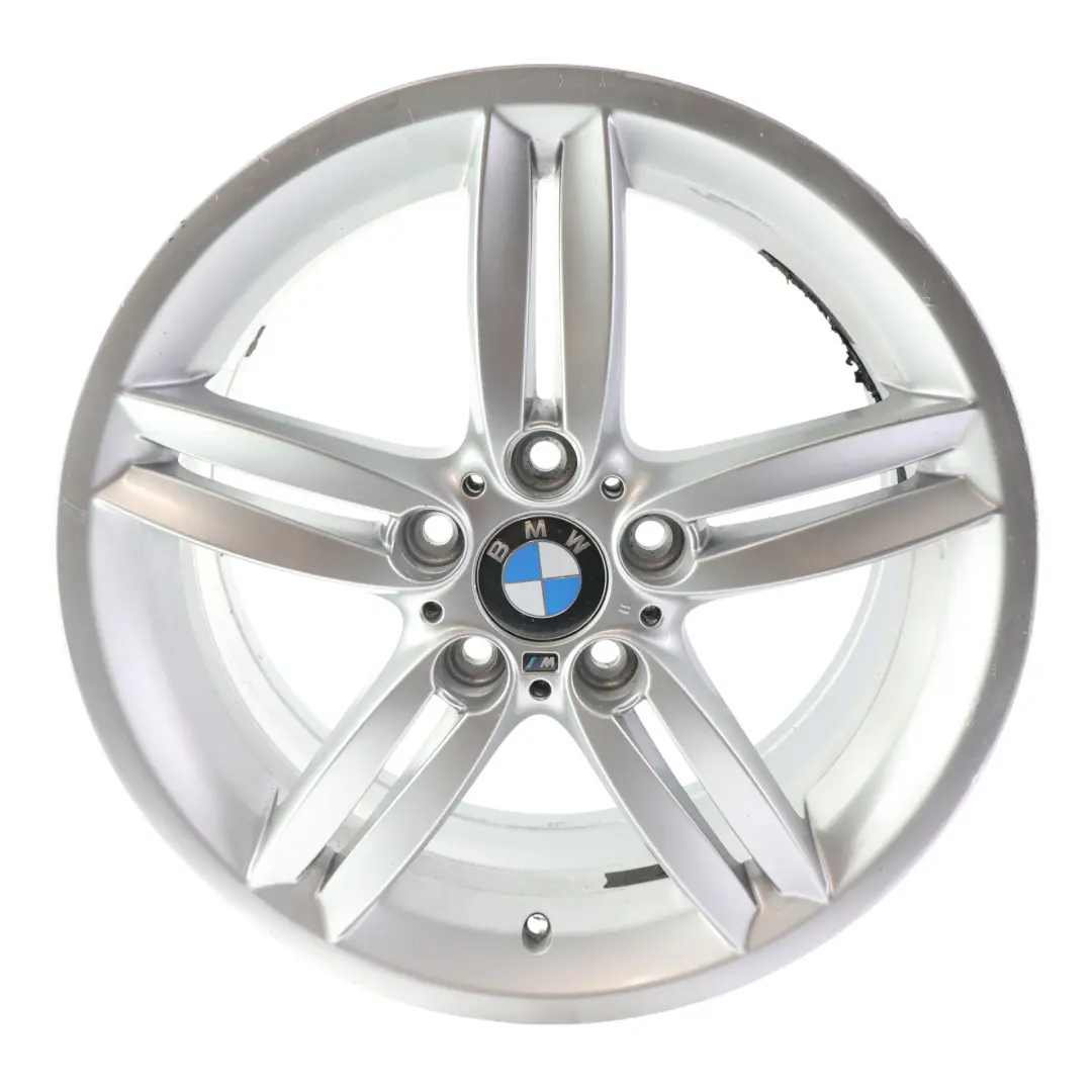 BMW Série 1 E81 E87 Silver Rear Alloy Wheel Rim 18" M double Spoke 208 8J - SKU 8036940-3 - Numéro de pièce 8036940