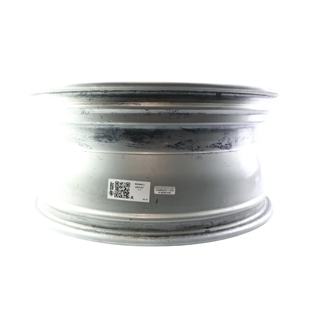BMW Série 1 E81 E87 Silver Rear Alloy Wheel Rim 18" M double Spoke 208 8J - SKU 8036940-3 - Numéro de pièce 8036940