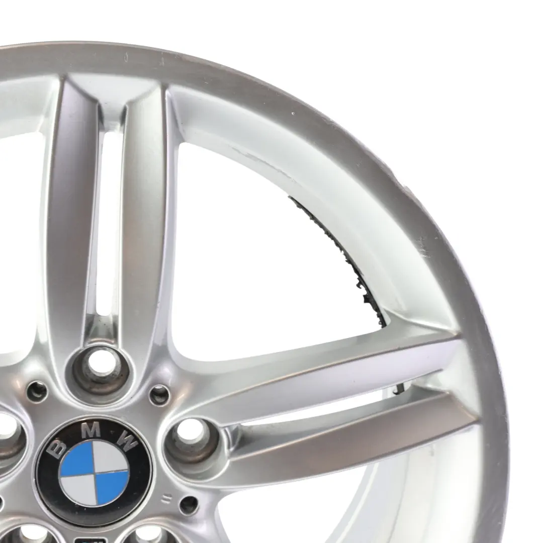 BMW Série 1 E81 E87 Silver Rear Alloy Wheel Rim 18" M double Spoke 208 8J - SKU 8036940-3 - Numéro de pièce 8036940