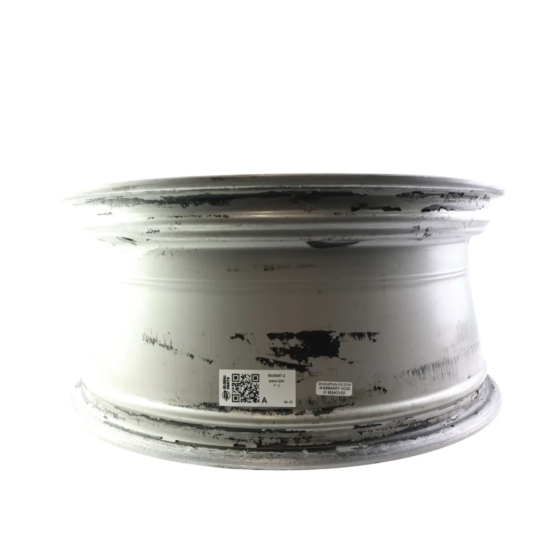 Alloy Wheel Rim 18" ET:20 8J M Double Spoke 135 to BMW E60 E61 Silver with Part number 8036947 BMW E60 E61 Silver Alloy Wheel Rim 18" ET:20 8J M Double Spoke 135 - SKU 8036947-2 - Part number 8036947