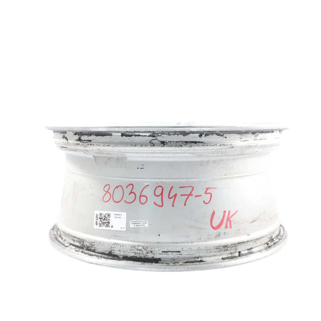 Alloy Wheel Rim 18" ET:20 8J M Double Spoke 135 to BMW E60 E61 Silver with Part number 8036947 BMW E60 E61 Silver Alloy Wheel Rim 18" ET:20 8J M Double Spoke 135 - SKU 8036947-5 - Part number 8036947