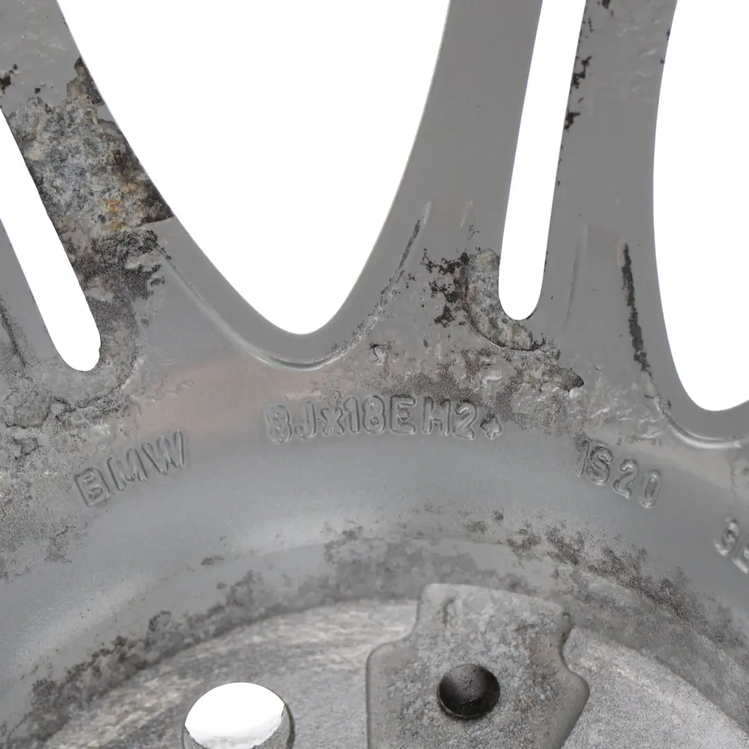 BMW E60 E61 Silver Alloy Wheel Rim 18" ET:20 8J M Double Spoke 135 - SKU 8036947-5 - Part number 8036947
