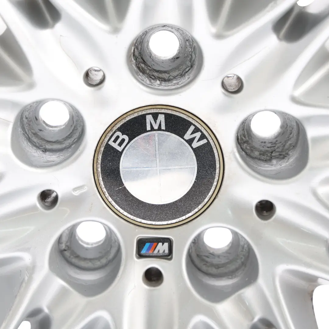 BMW E60 E61 Silver Alloy Wheel Rim 18" ET:20 8J M Double Spoke 135 - SKU 8036947-5 - Part number 8036947