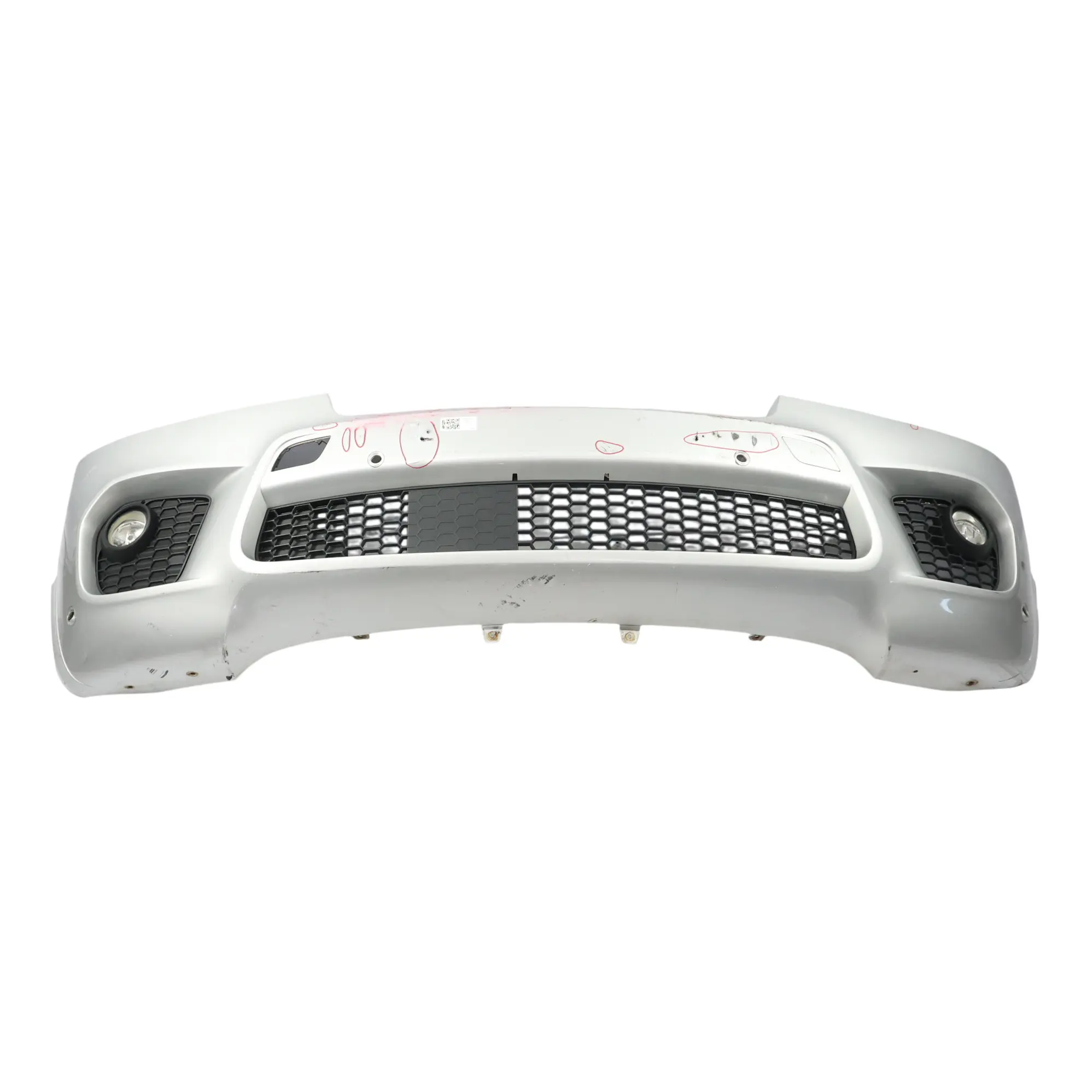 BMW X5 E70 LCI Bumper Front M Sport Trim Panel Grille Titansilber Metallic - 354