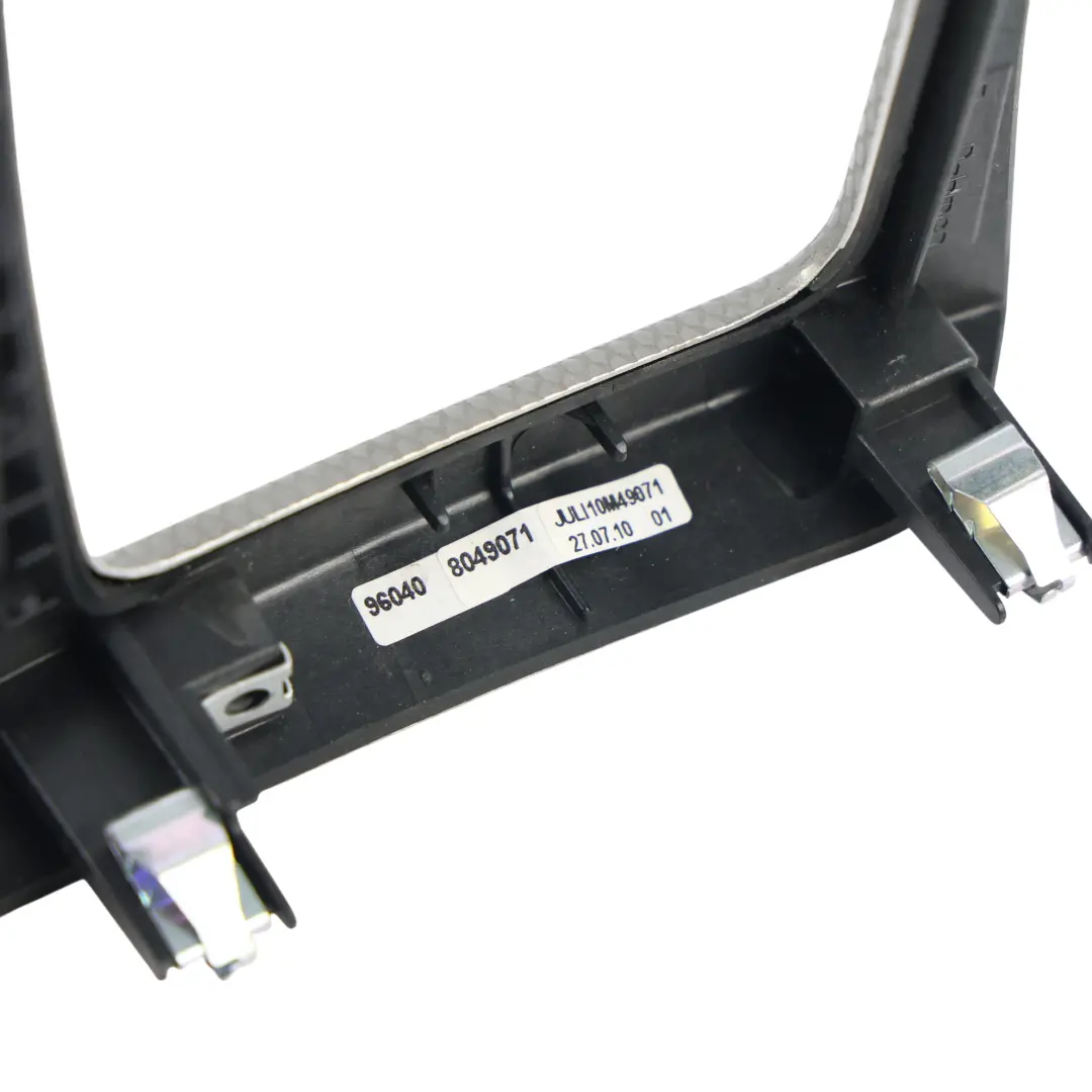 BMW E92 E93 Pannello Console Posteriore Argento Glacier - SKU 8049071 - Numero di parte 8049071