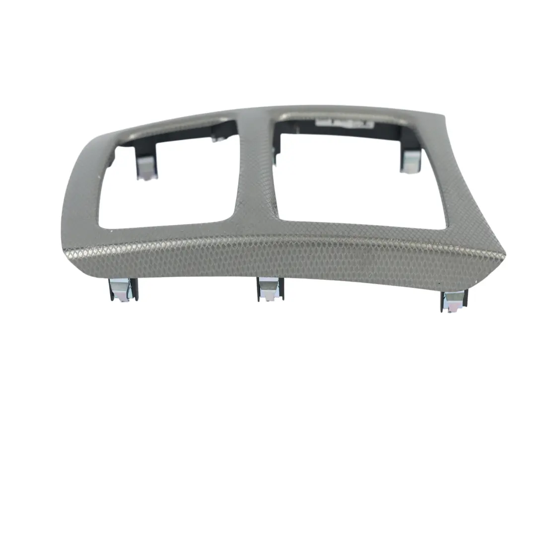 Centre Console Trim Cover Panel Glacier Silver to BMW E92 E93 Rear with Part number 8049071 BMW E92 E93 Rear Centre Console Trim Cover Panel Glacier Silver - SKU 8049071 - Part number 8049071