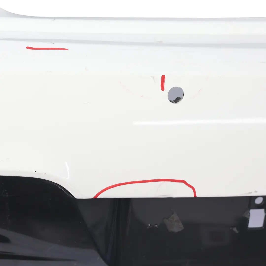 Bumper Trim Panel PDC Alpinweiss White 3 - 300 to BMW F20 F21 M Sport Rear with Part number 8055067 BMW F20 F21 M Sport Rear Bumper Trim Panel PDC Alpinweiss White 3 - 300 - SKU 8055067-AW - Part number 8055067