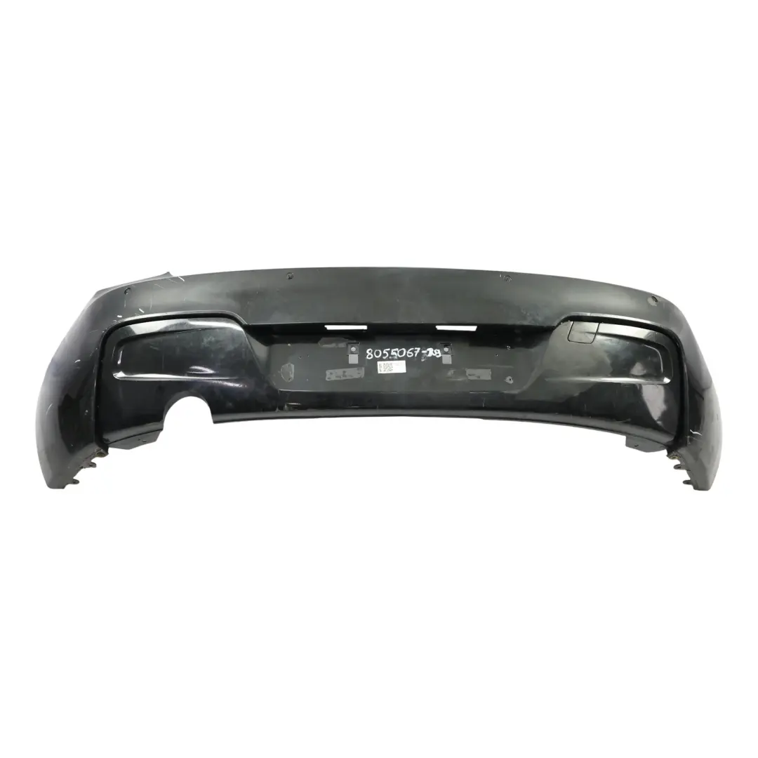 BMW F20 F21 M Sport Rear Bumper Trim Panel Black Sapphire Metallic - 475 - SKU 8055067-BS3 - Part number 8055067
