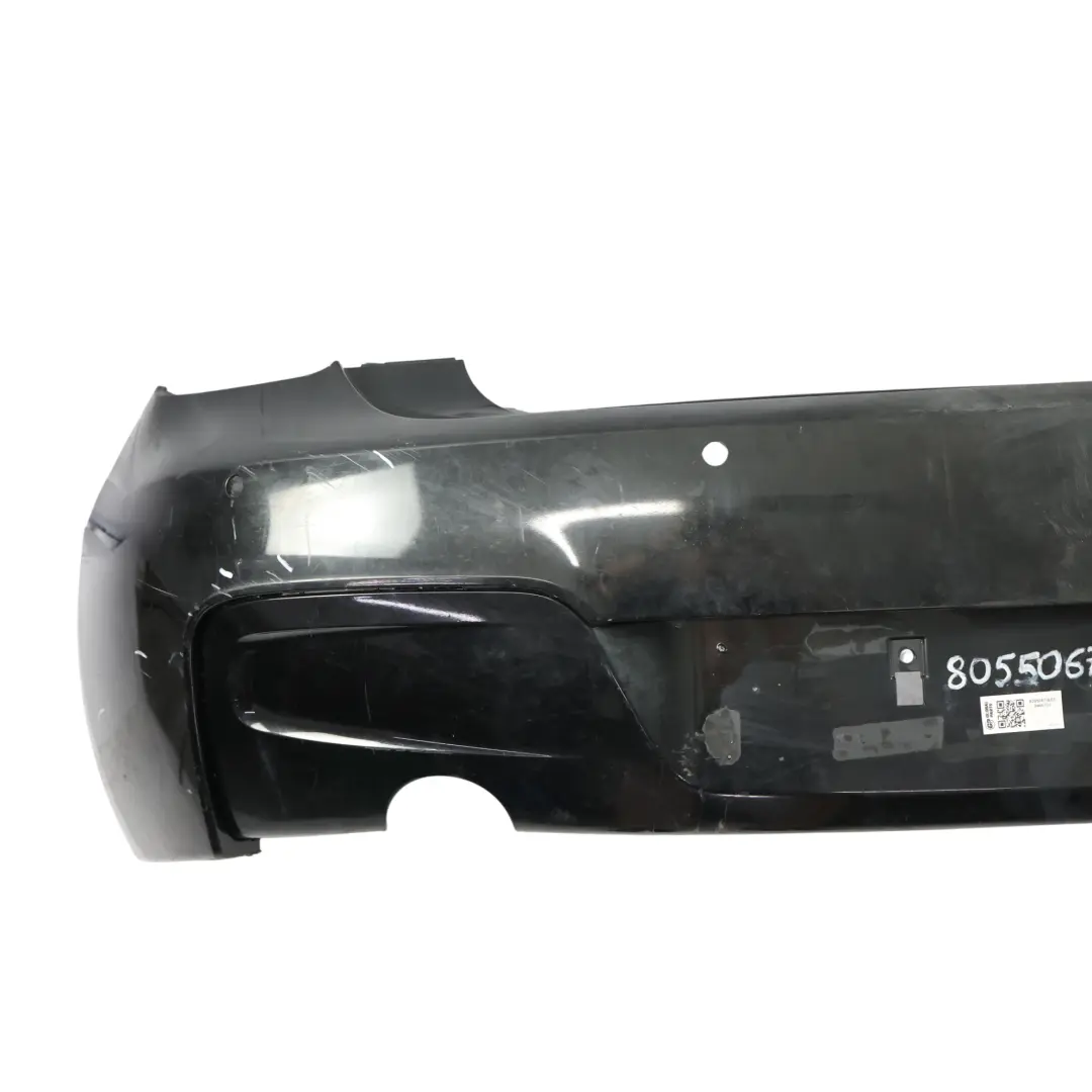 BMW F20 F21 M Sport Rear Bumper Trim Panel Black Sapphire Metallic - 475 - SKU 8055067-BS3 - Part number 8055067