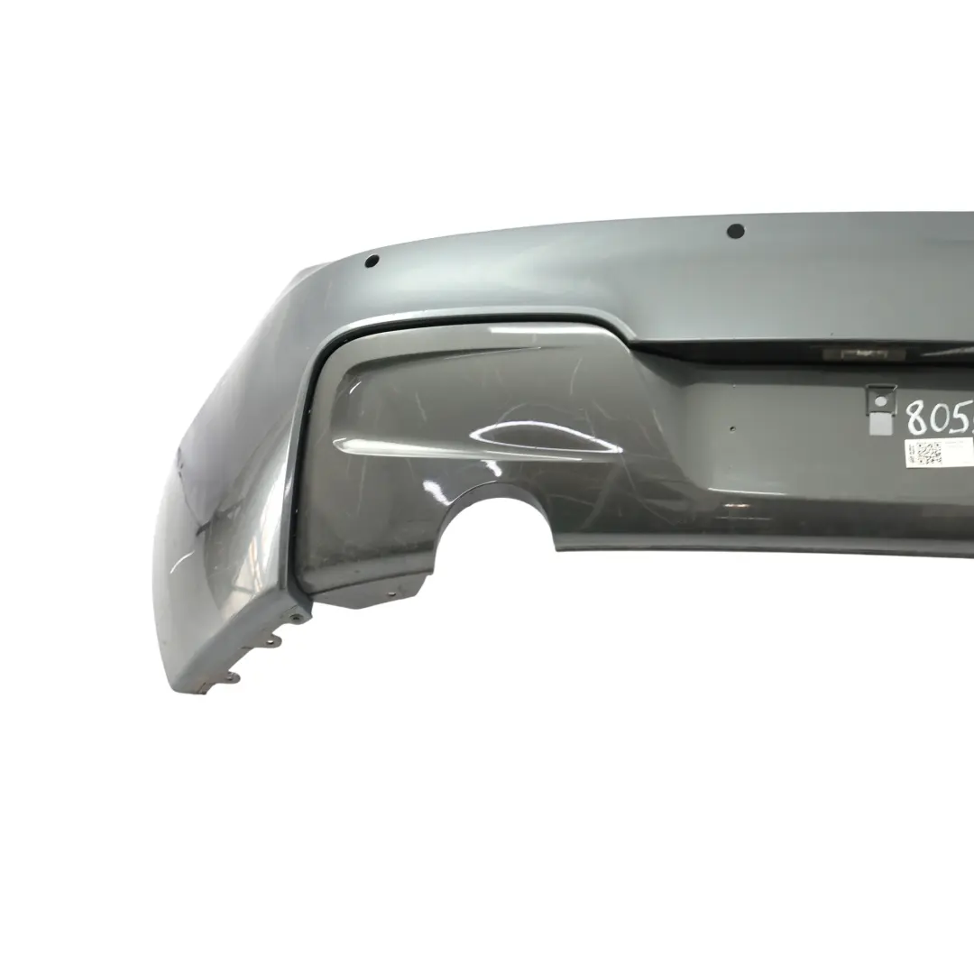BMW F20 F21 M Sport Rear Bumper Trim Panel PDC Mineralgrau Grey Metallic - B39 - SKU 8055067-MG1 - Part number 8055067