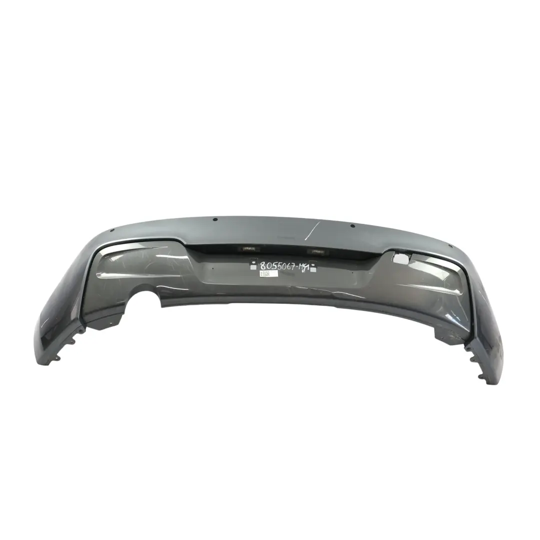 BMW F20 F21 M Sport Rear Bumper Trim Panel PDC Mineralgrau Grey Metallic - B39 - SKU 8055067-MG1 - Part number 8055067