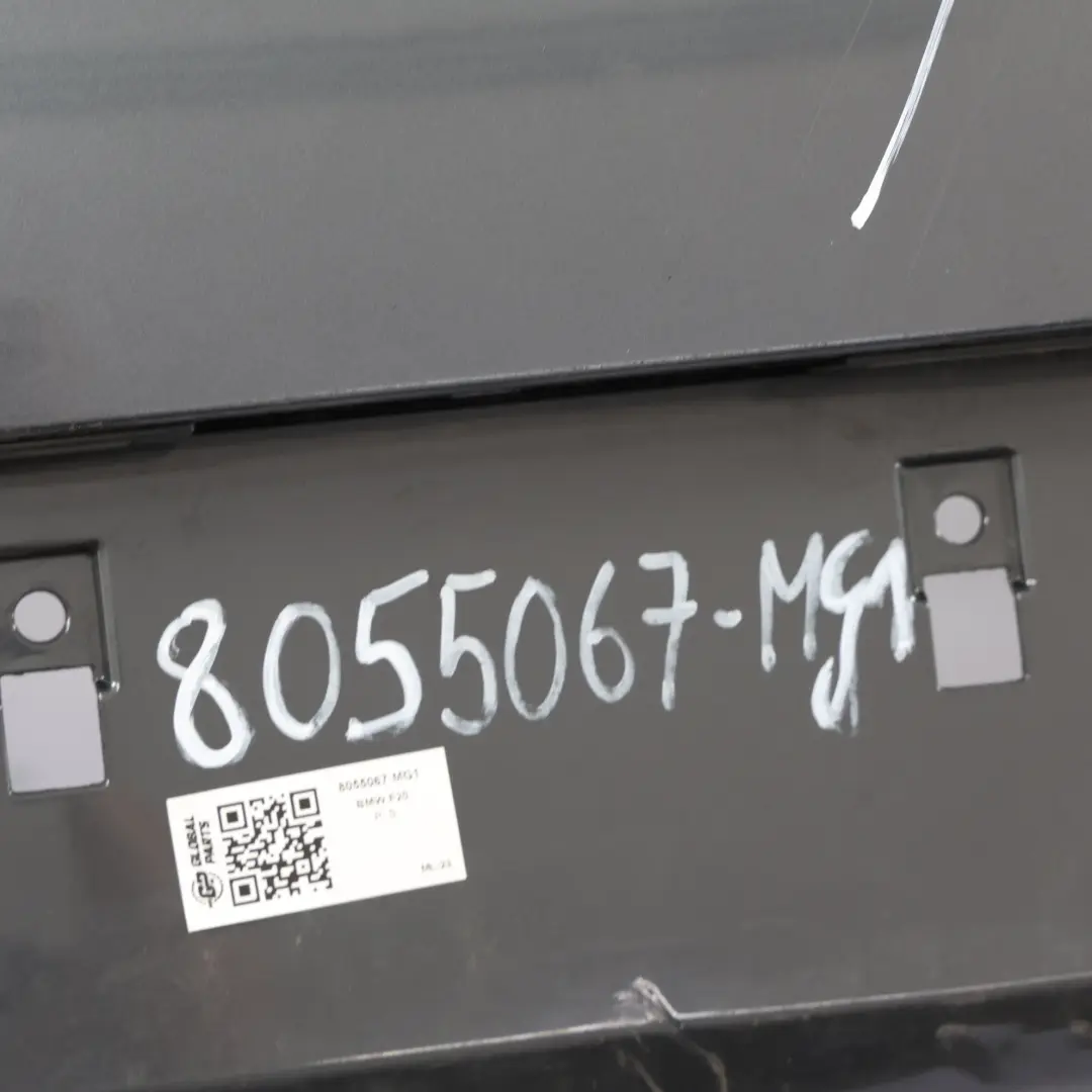 BMW F20 F21 M Sport Rear Bumper Trim Panel PDC Mineralgrau Grey Metallic - B39 - SKU 8055067-MG1 - Part number 8055067