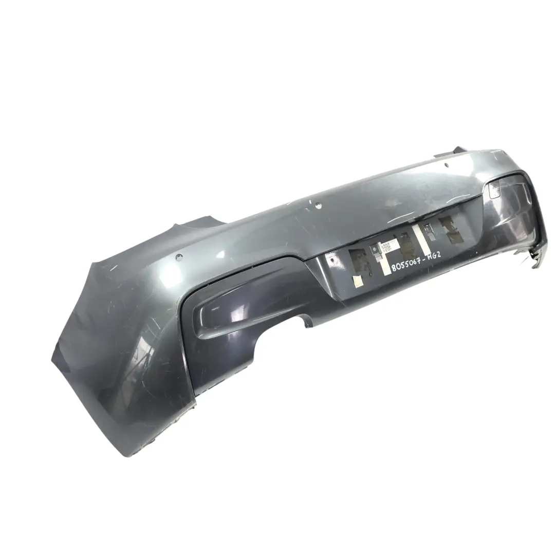 BMW F20 F21 Zderzak Tylny M-Pakiet PDC Mineralgrau Grey Metalik - B39 - SKU 8055067-MG2 - Numer Części 8055067